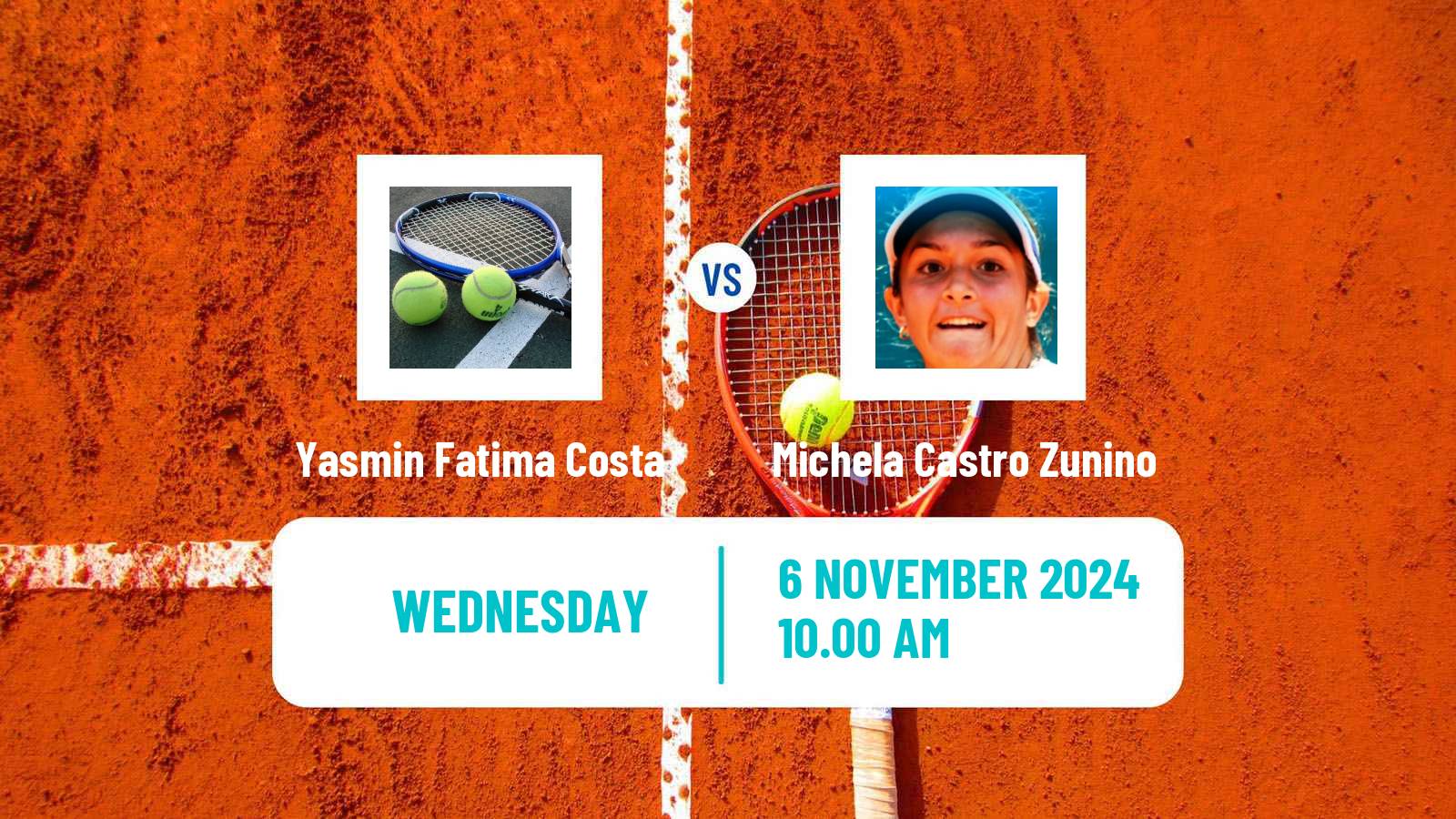 Tennis ITF W15 Asuncion Women Yasmin Fatima Costa - Michela Castro Zunino