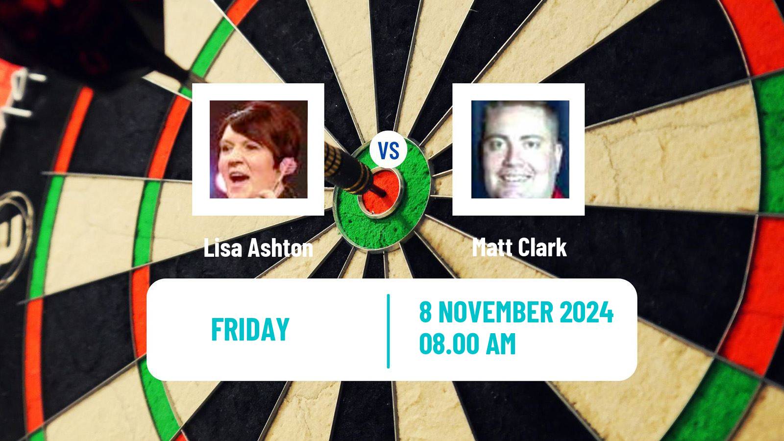 Darts World Seniors Masters Lisa Ashton - Matt Clark