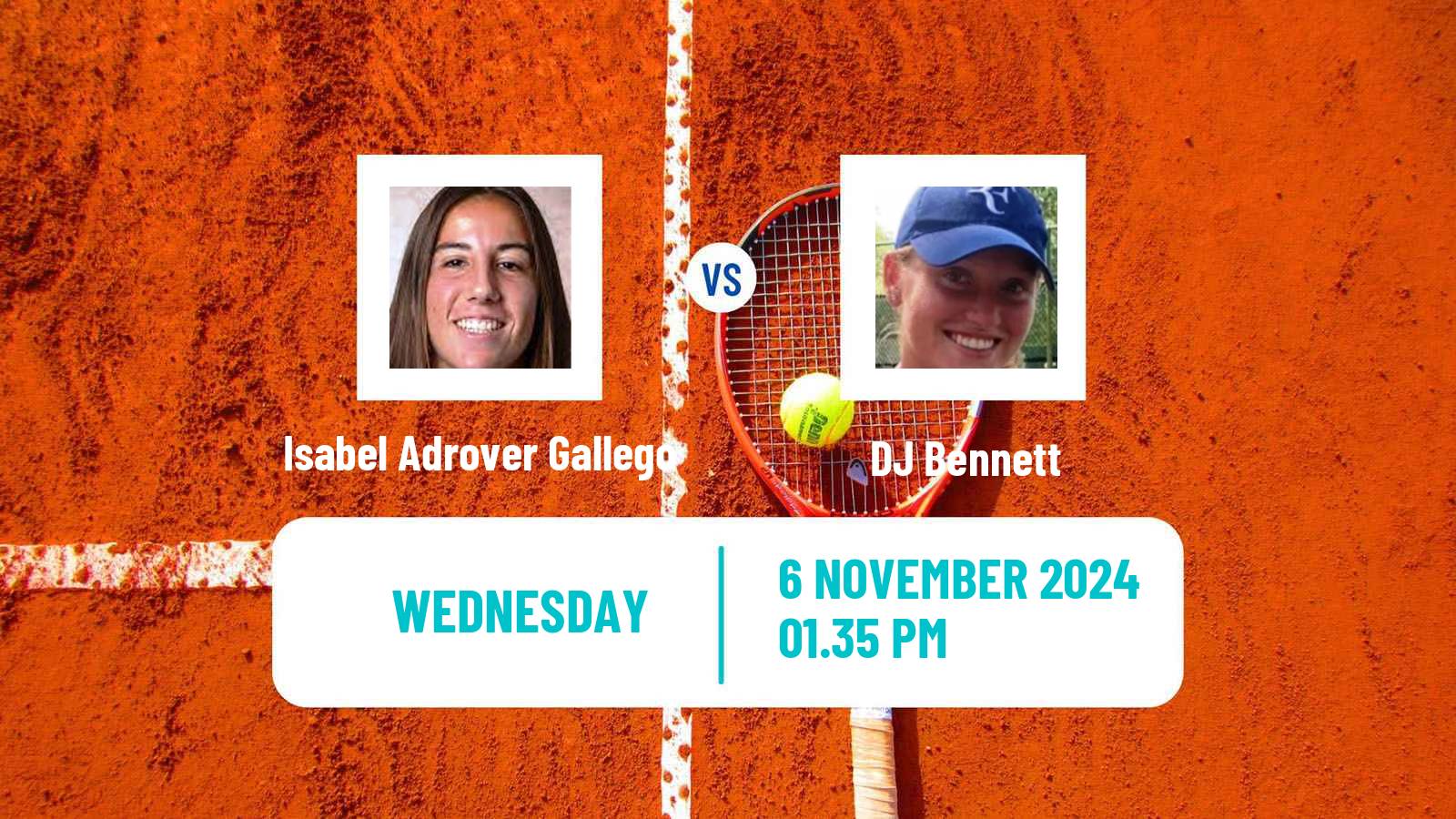 Tennis ITF W15 Lincoln Women Isabel Adrover Gallego - DJ Bennett