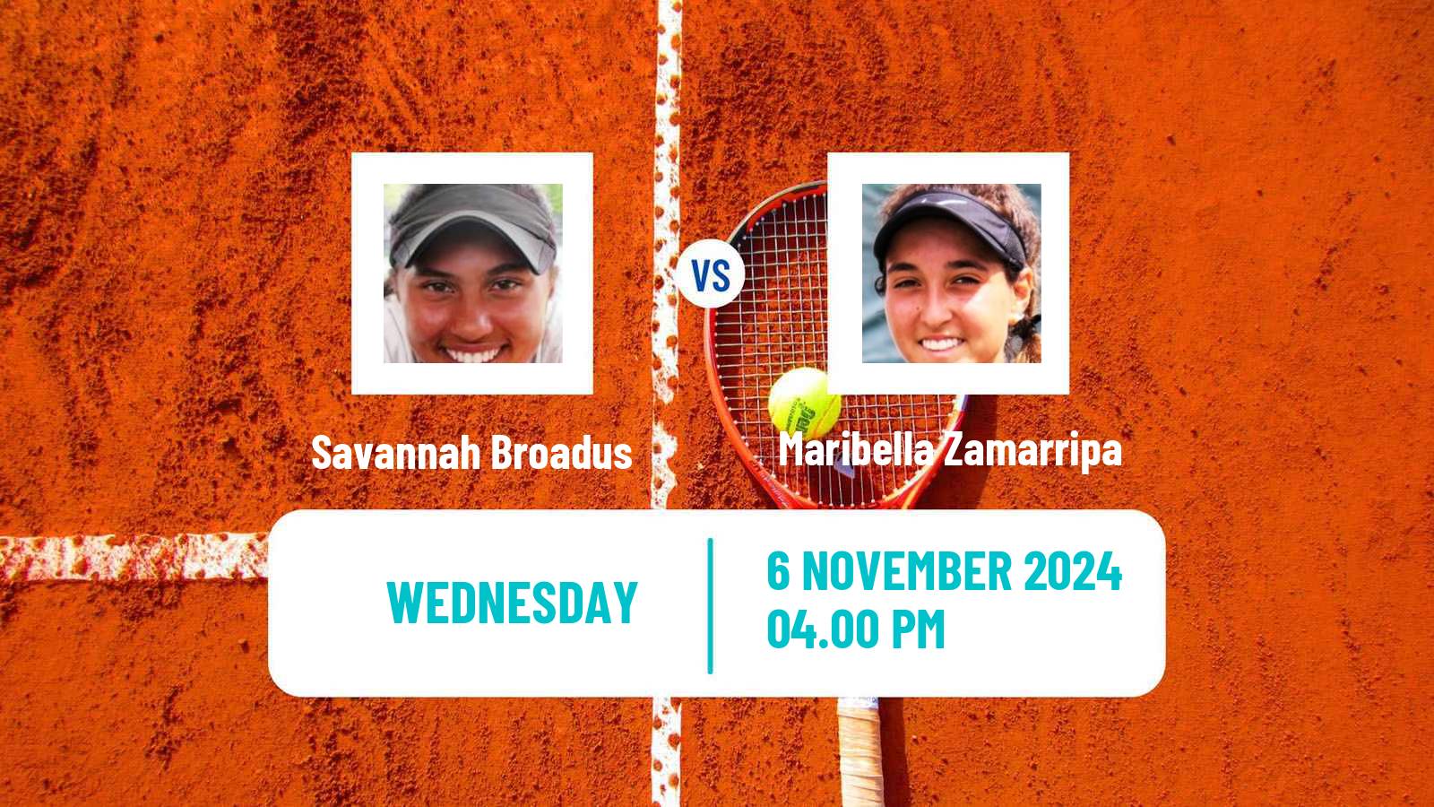 Tennis ITF W15 Lincoln Women Savannah Broadus - Maribella Zamarripa