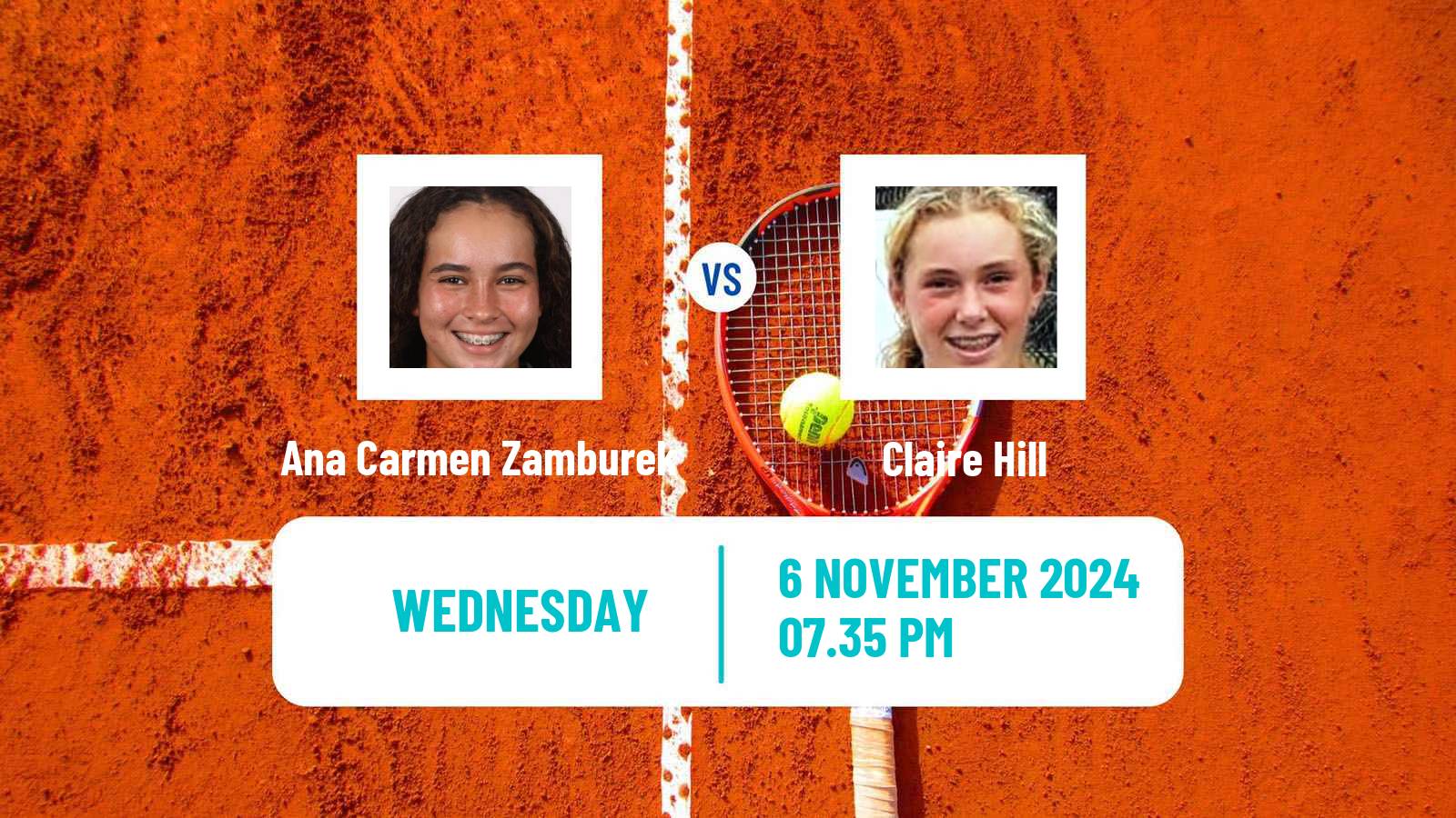 Tennis ITF W15 Lincoln Women Ana Carmen Zamburek - Claire Hill