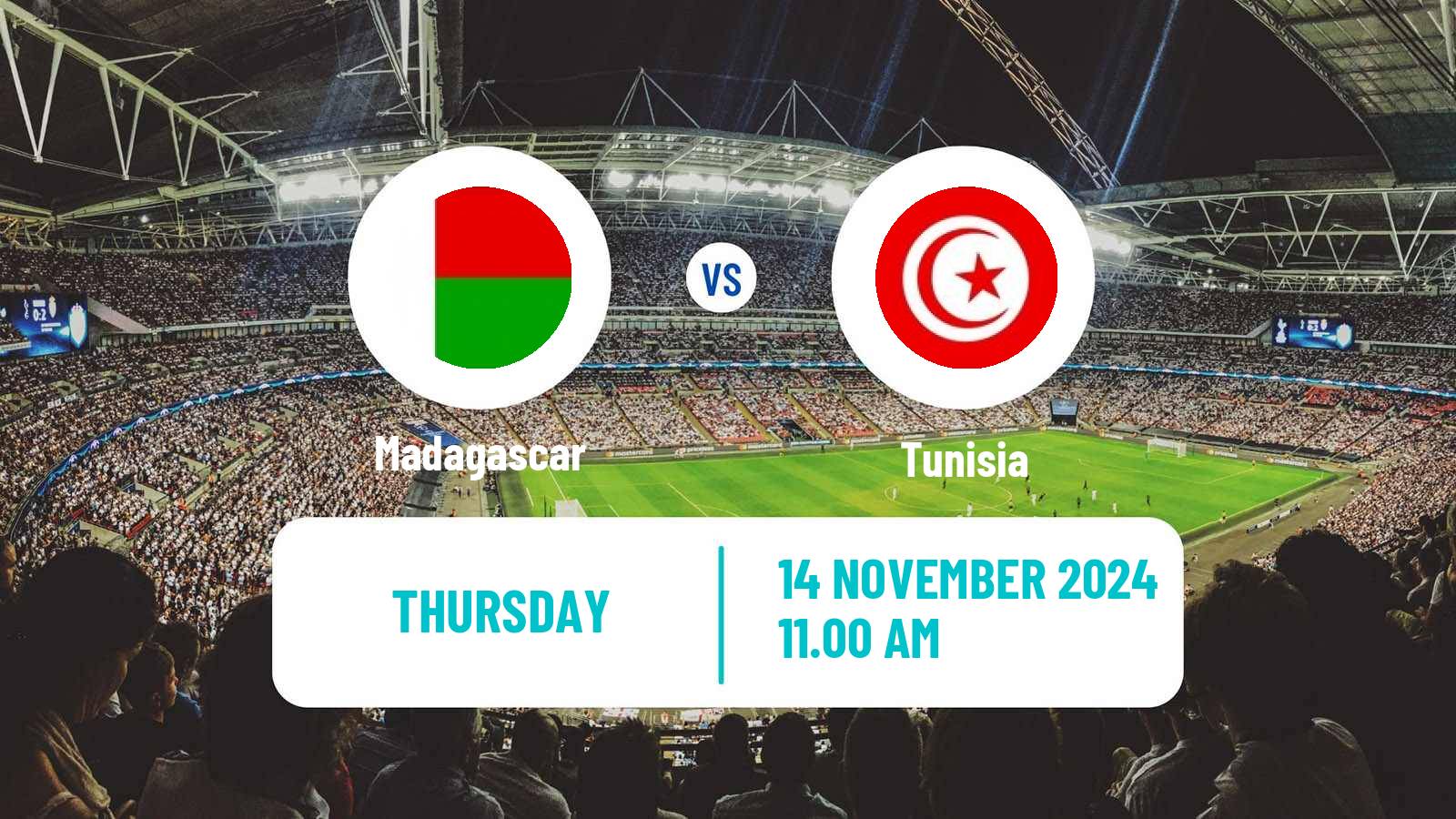 Soccer Africa Cup of Nations Madagascar - Tunisia