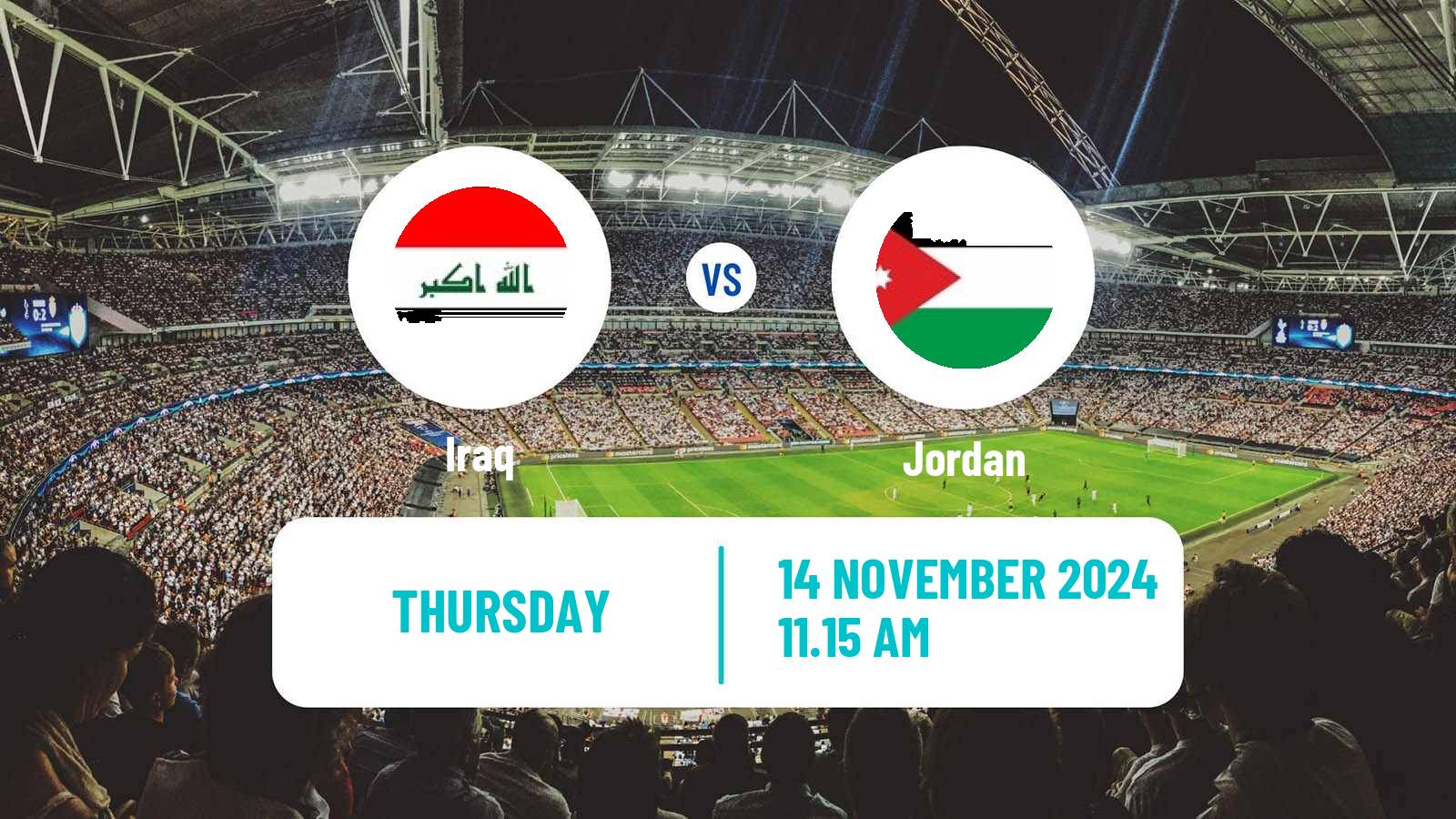 Soccer FIFA World Cup Iraq - Jordan