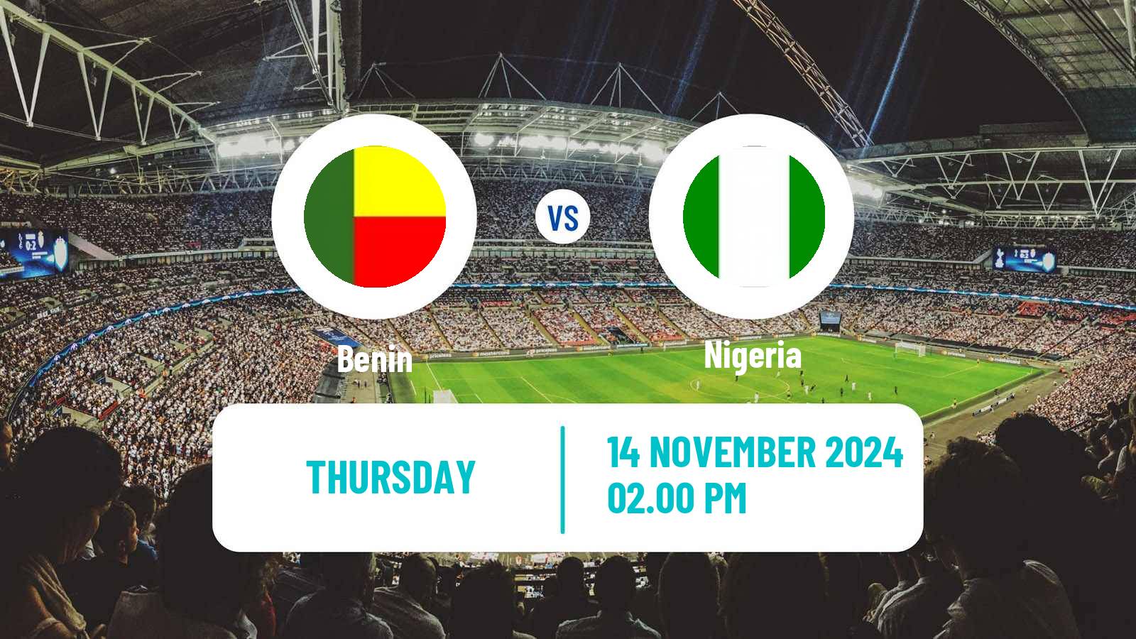 Soccer Africa Cup of Nations Benin - Nigeria