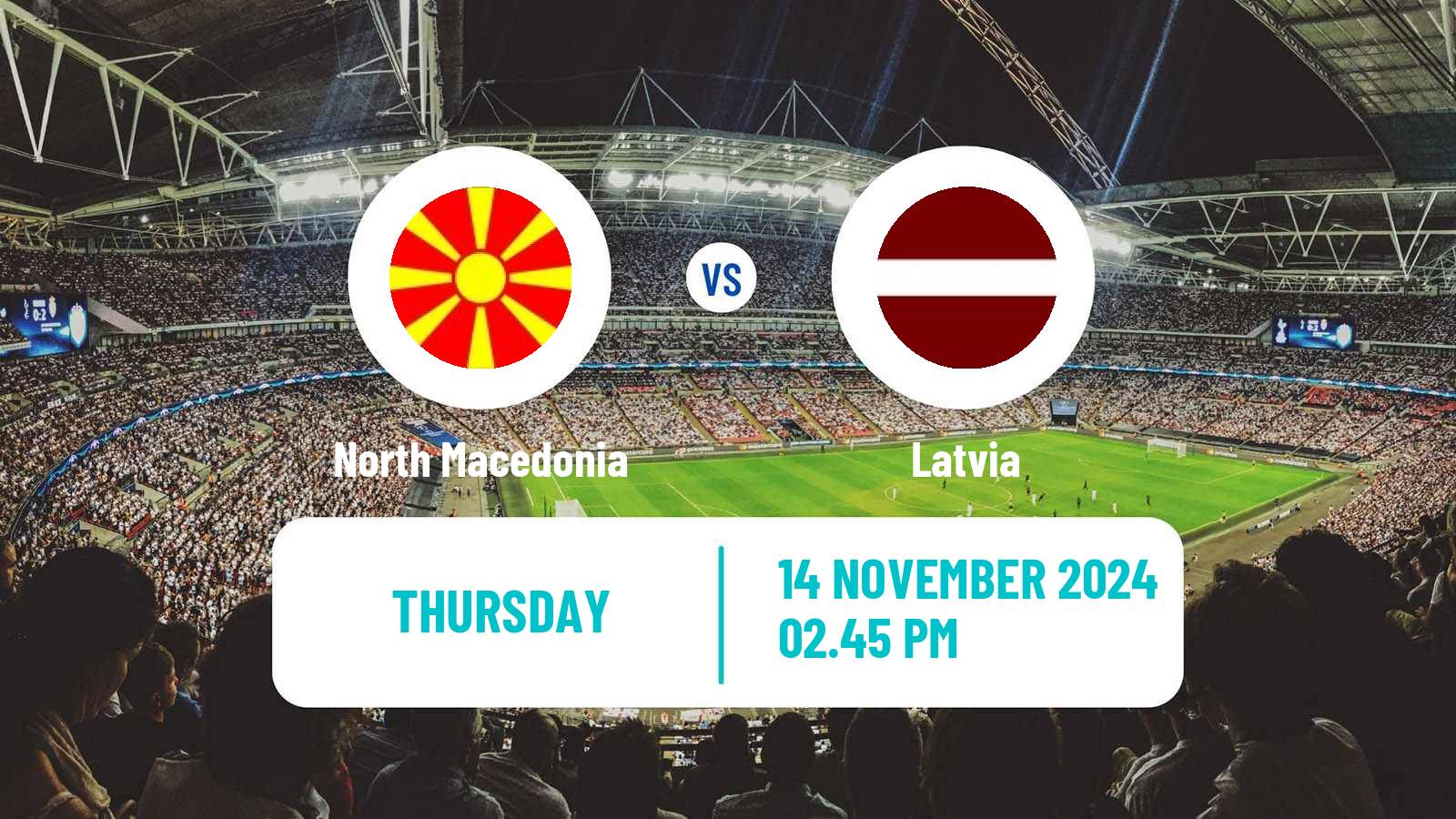 Soccer UEFA Nations League North Macedonia - Latvia