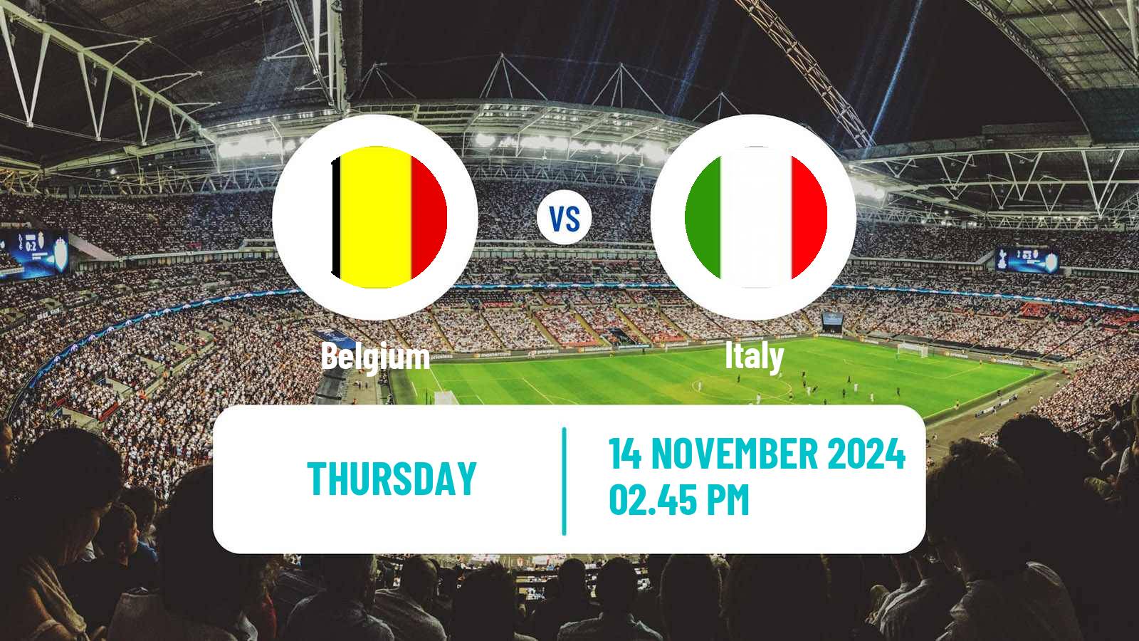 Soccer UEFA Nations League Belgium - Italy