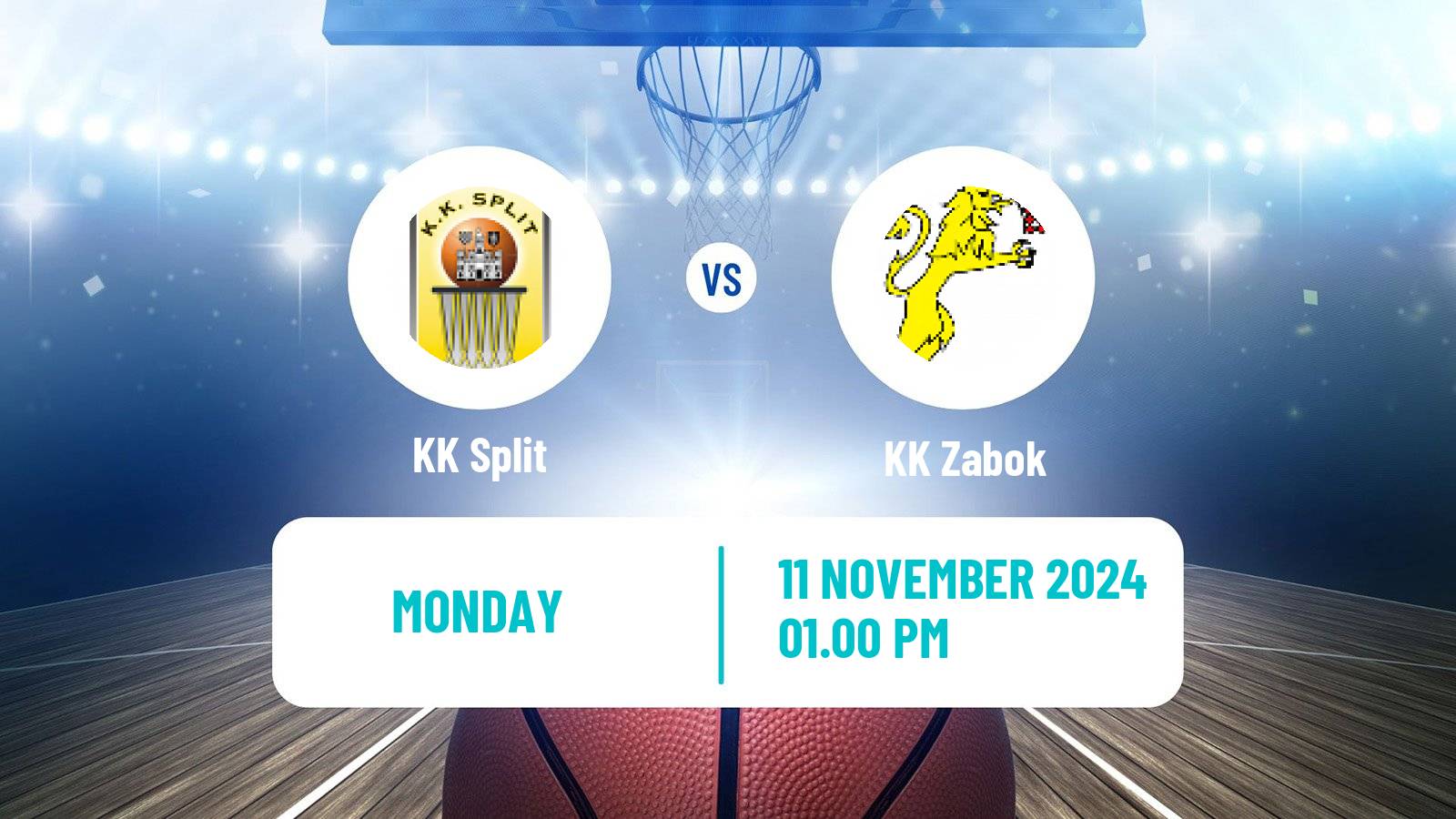 Basketball Croatian Premijer Liga Basketball KK Split - Zabok