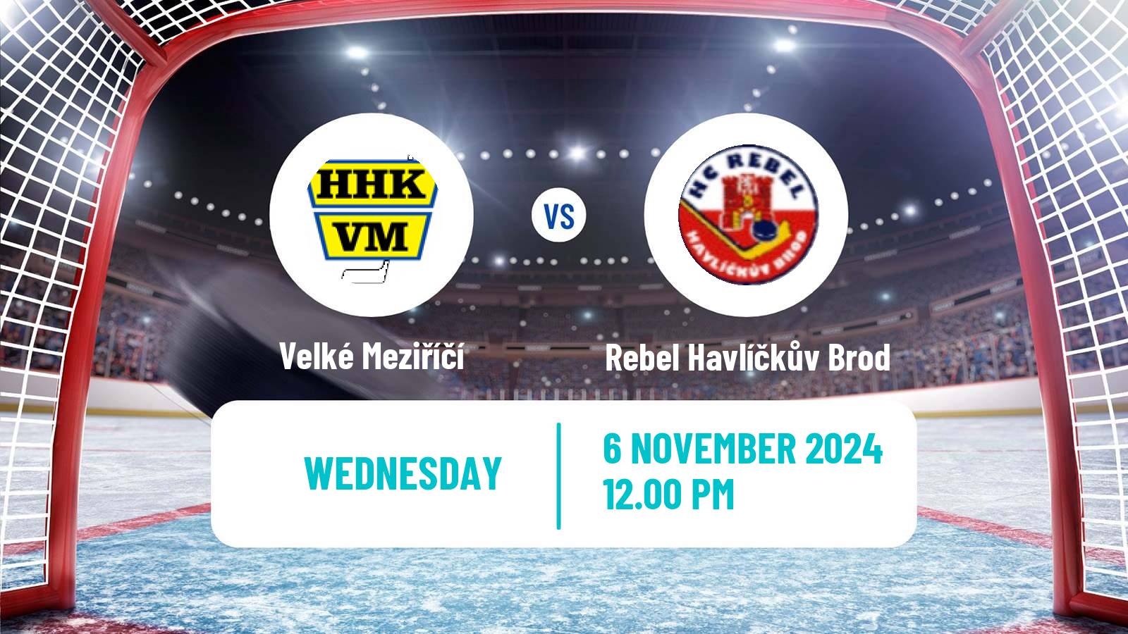 Hockey Czech 2 Liga Hockey East Velké Meziříčí - Rebel Havlíčkův Brod