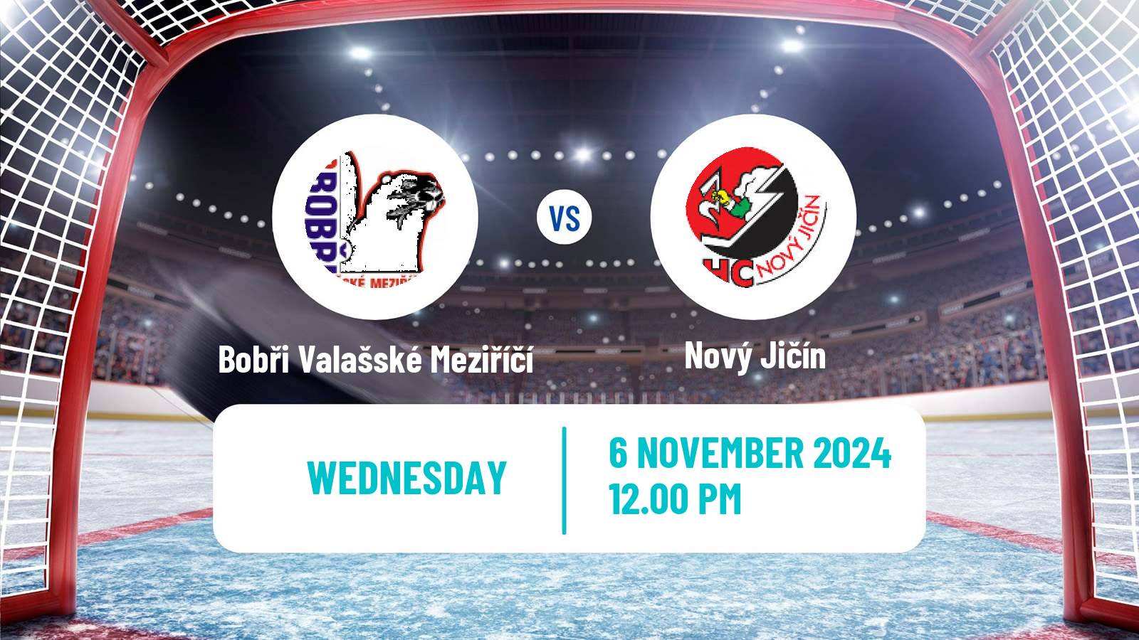 Hockey Czech 2 Liga Hockey East Bobři Valašské Meziříčí - Nový Jičín