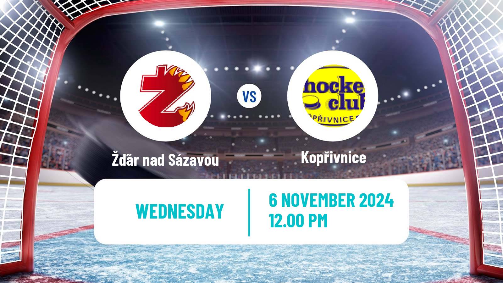 Hockey Czech 2 Liga Hockey East Žďár nad Sázavou - Kopřivnice