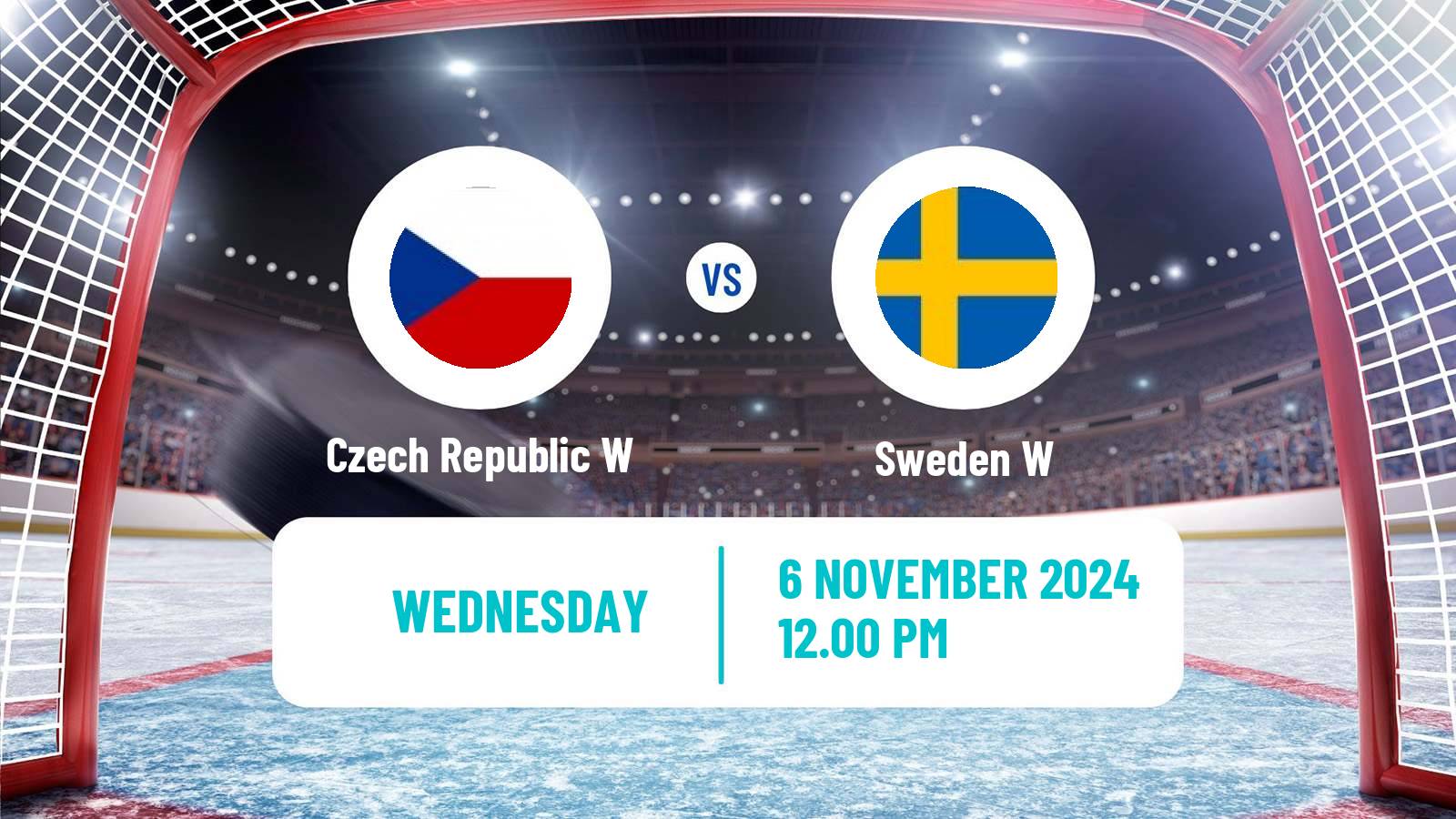 Hockey Euro Hockey Tour Sweden Women Czech Republic W - Sweden W