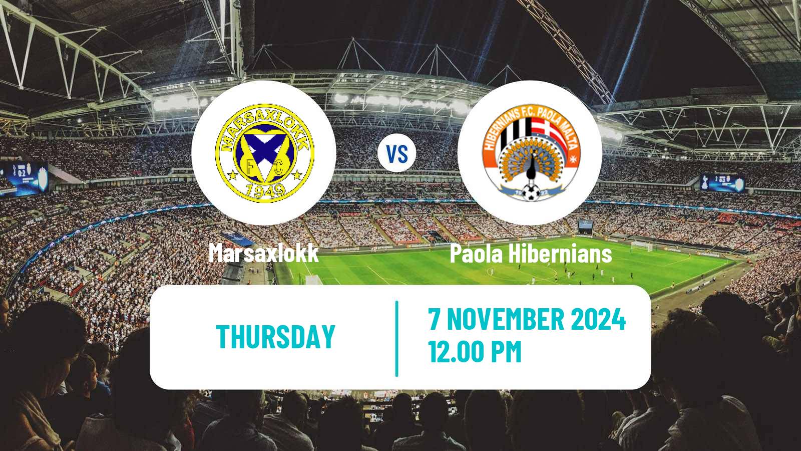 Soccer Maltese Premier League Marsaxlokk - Paola Hibernians