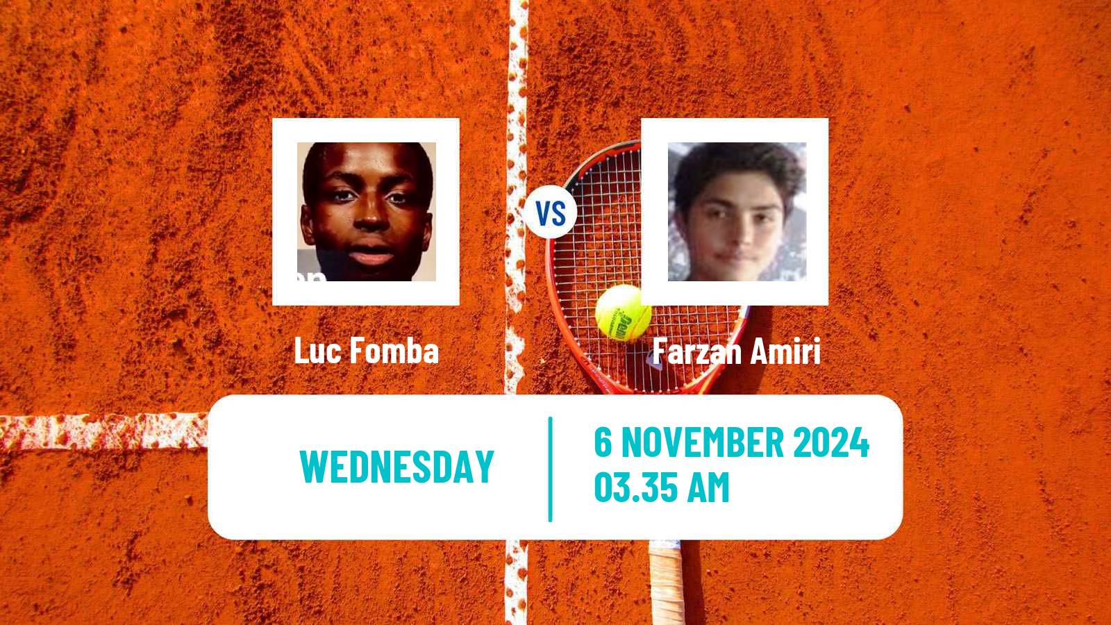 Tennis ITF M15 Monastir 45 Men Luc Fomba - Farzan Amiri