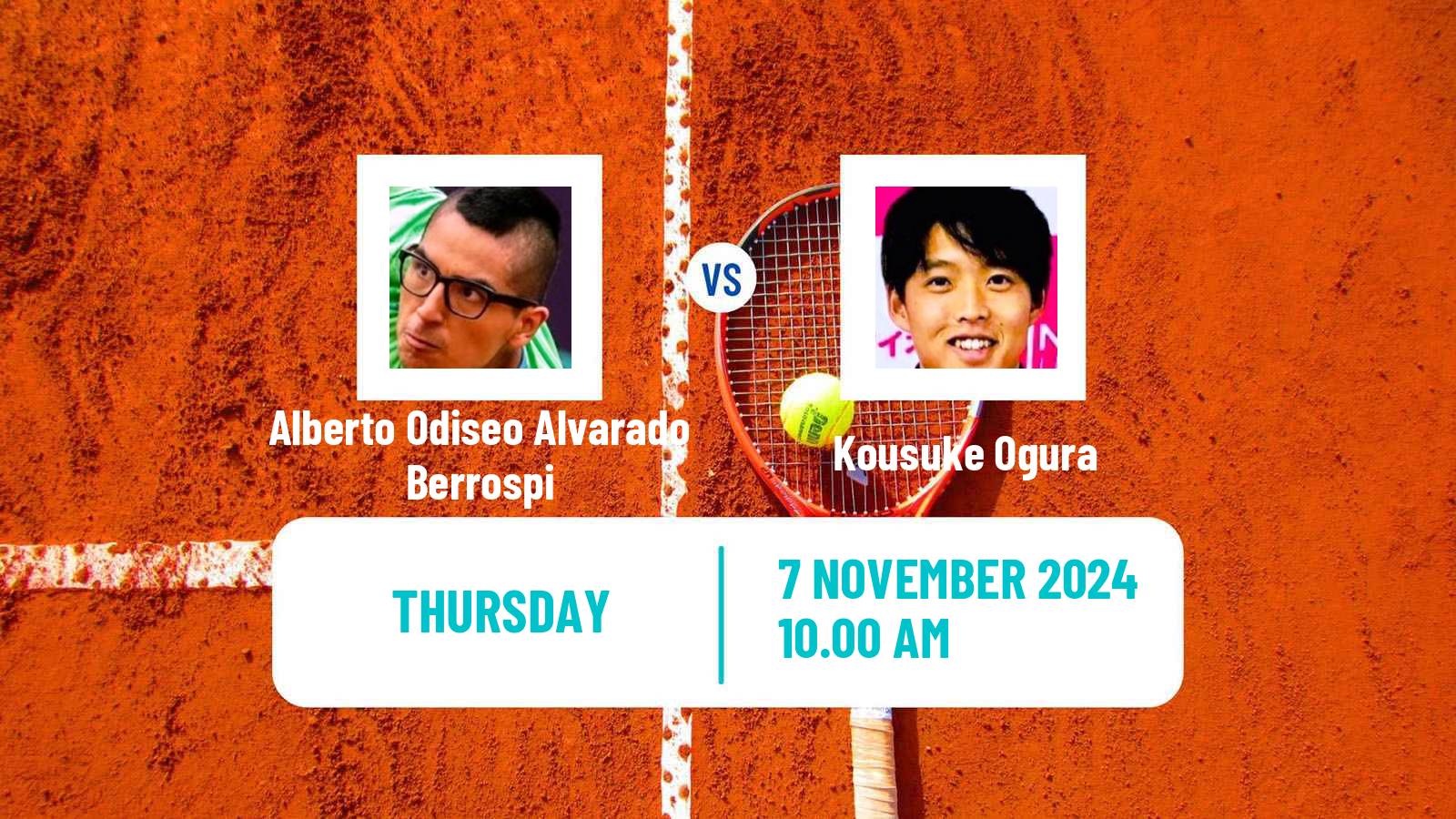 Tennis ITF M15 Guatemala Men Alberto Odiseo Alvarado Berrospi - Kousuke Ogura