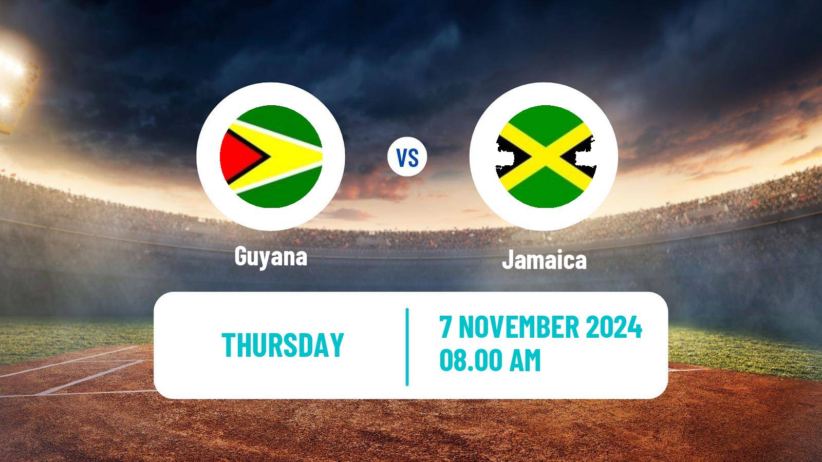 Cricket Super50 Guyana - Jamaica