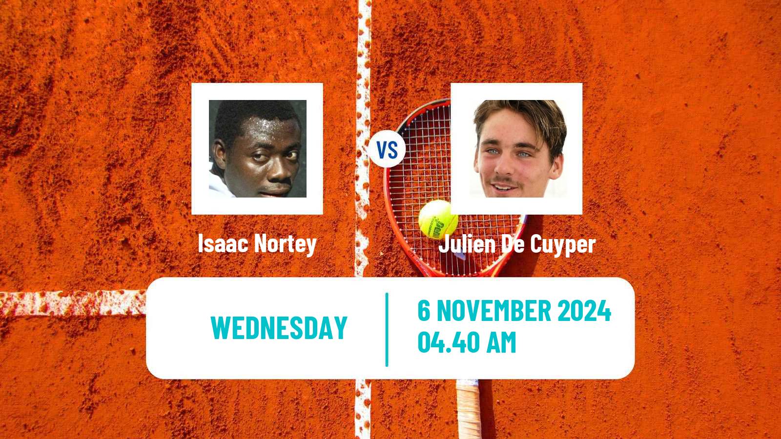 Tennis ITF M25 Maputo Men Isaac Nortey - Julien De Cuyper