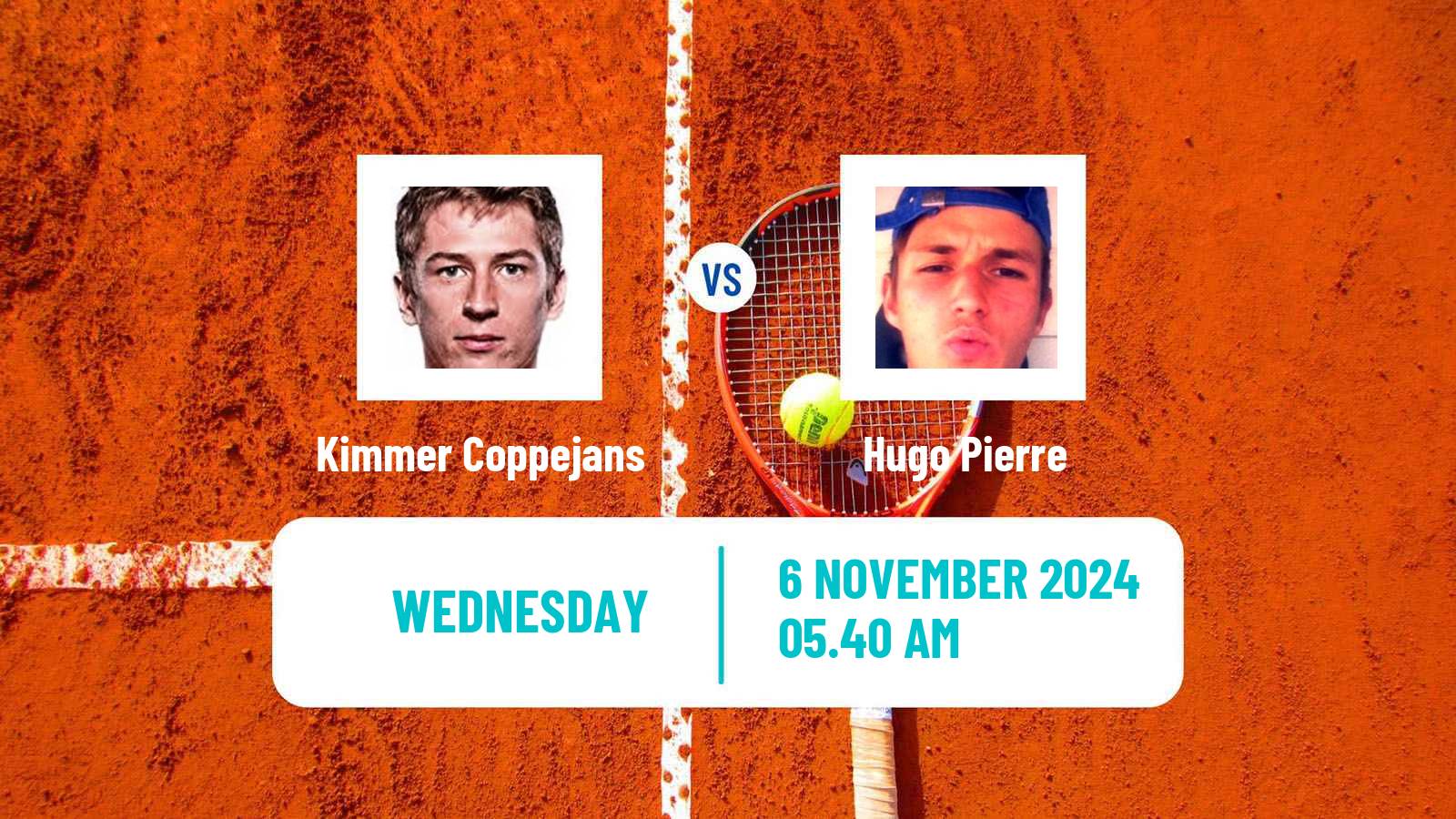 Tennis ITF M25 Monastir 2 Men Kimmer Coppejans - Hugo Pierre