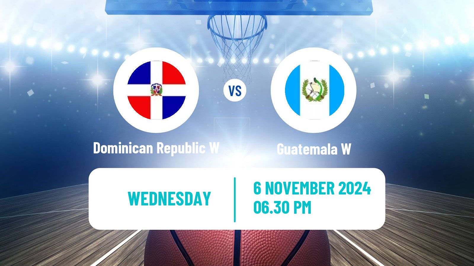 Basketball Centrobasket Championship Women Dominican Republic W - Guatemala W