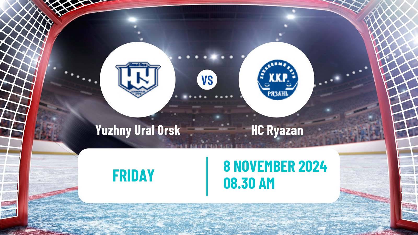 Hockey VHL Yuzhny Ural Orsk - Ryazan