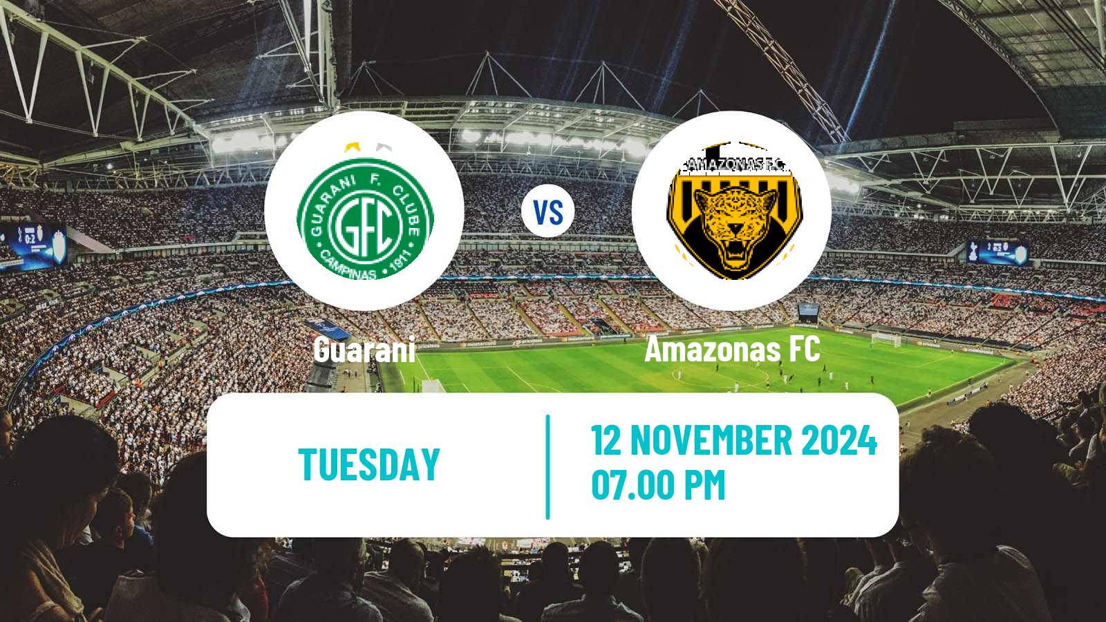 Soccer Brazilian Serie B Guarani - Amazonas