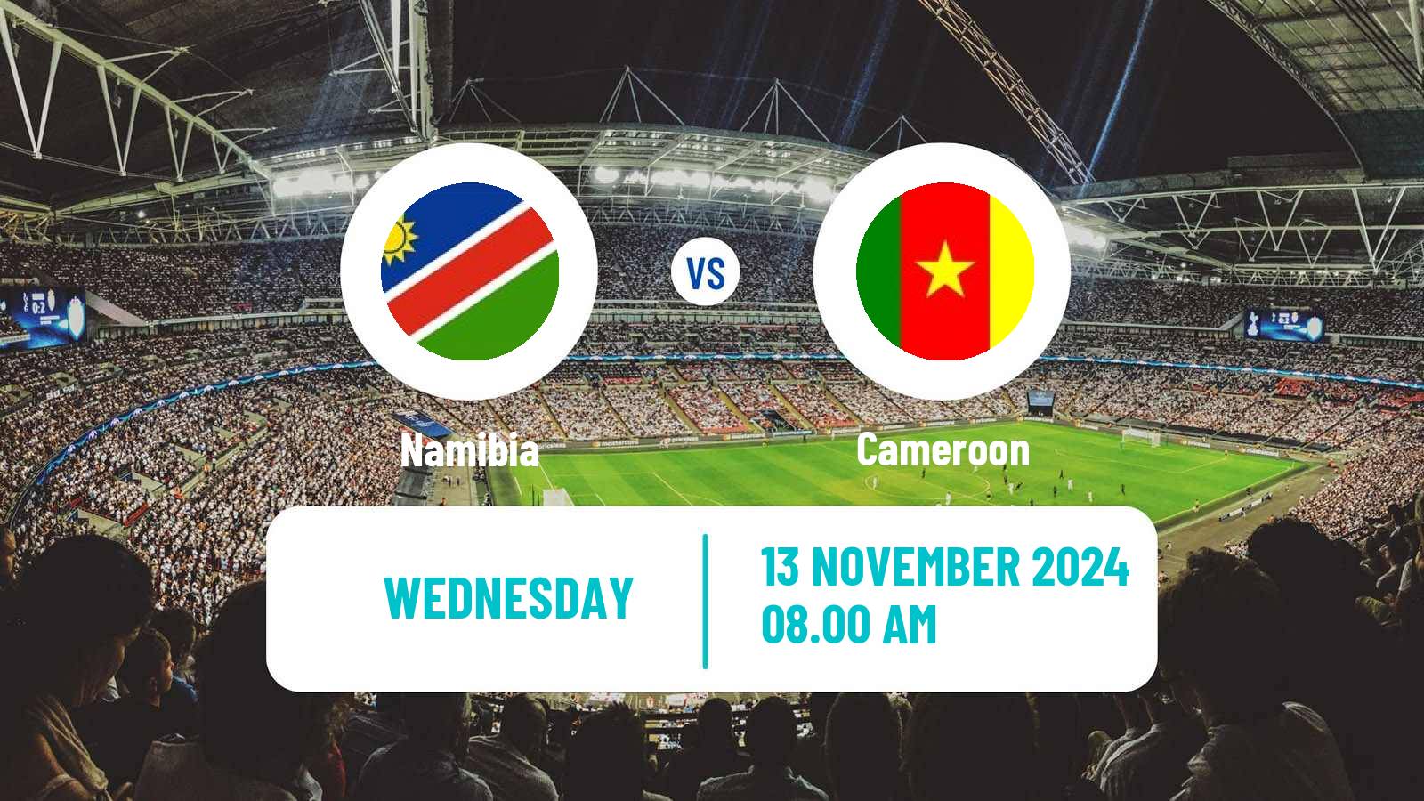 Soccer Africa Cup of Nations Namibia - Cameroon