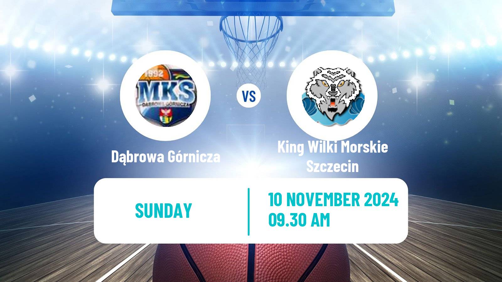 Basketball Polish Basket Liga Dąbrowa Górnicza - King Wilki Morskie Szczecin