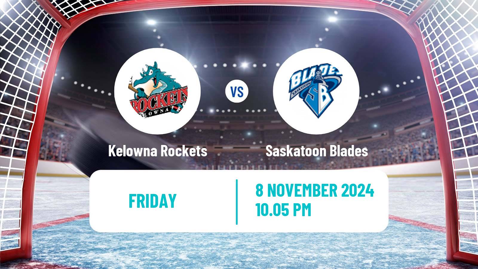 Hockey WHL Kelowna Rockets - Saskatoon Blades