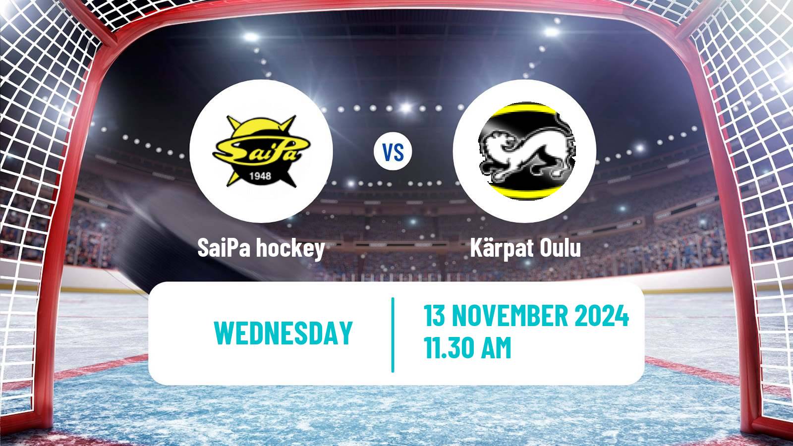 Hockey Finnish SM-liiga SaiPa - Kärpät