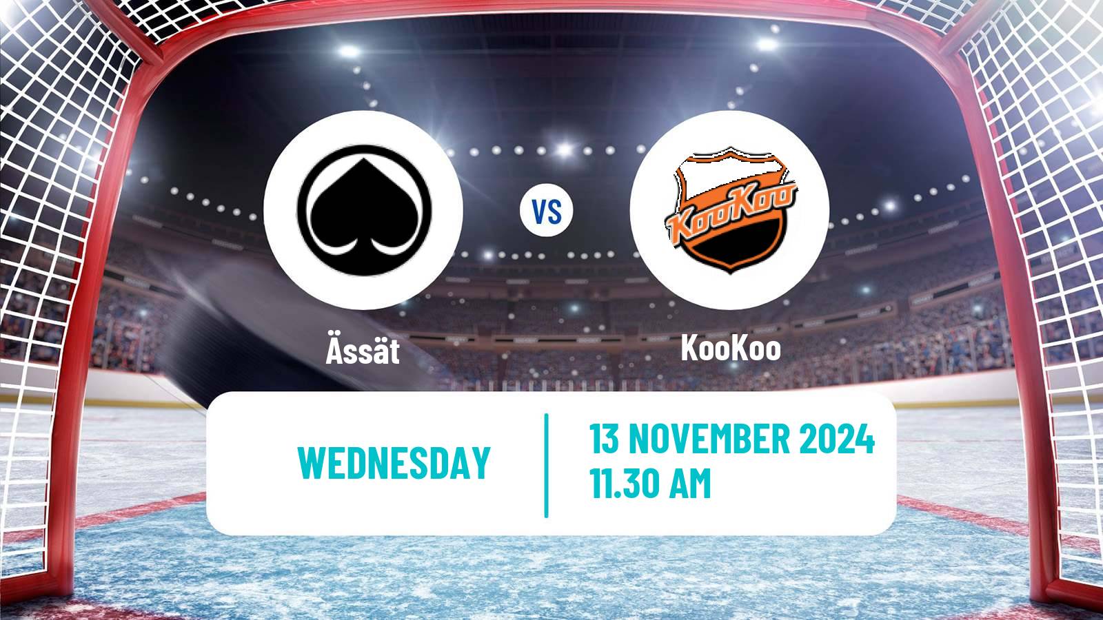 Hockey Finnish SM-liiga Ässät - KooKoo