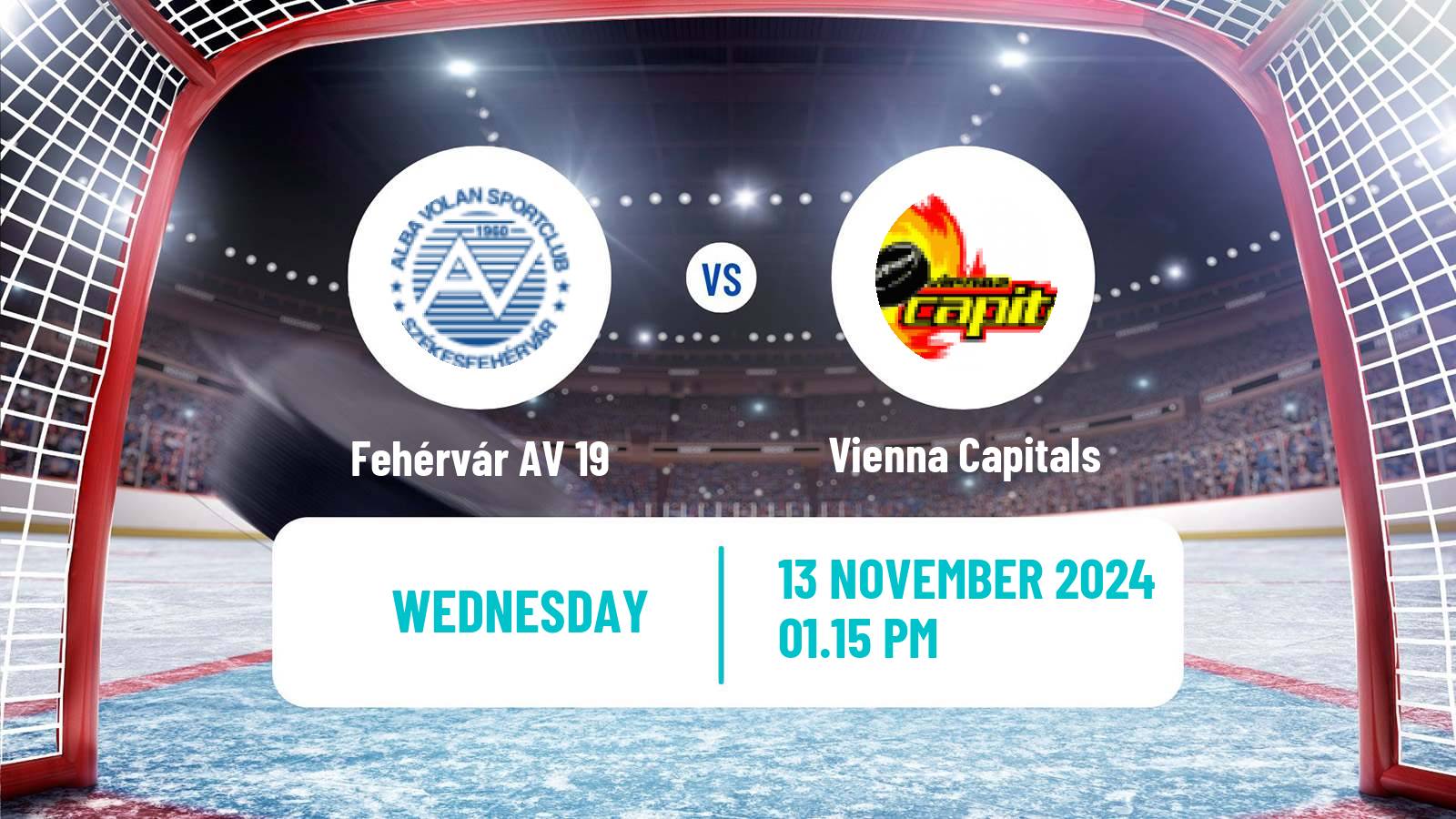 Hockey Austrian Ice Hockey League Fehérvár AV 19 - Vienna Capitals