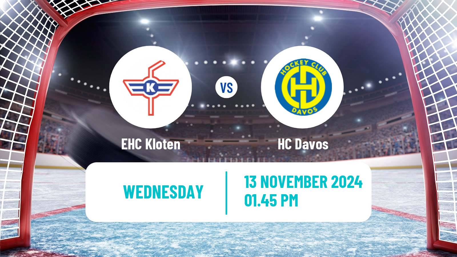 Hockey Swiss National League Hockey EHC Kloten - Davos