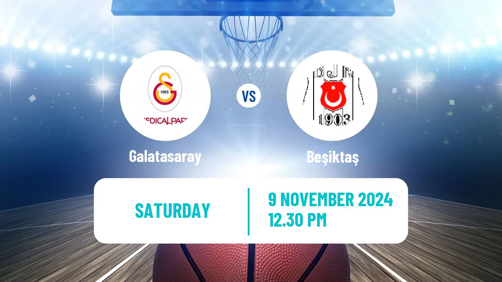 Basketball Turkish Basketball Super Ligi Galatasaray - Beşiktaş