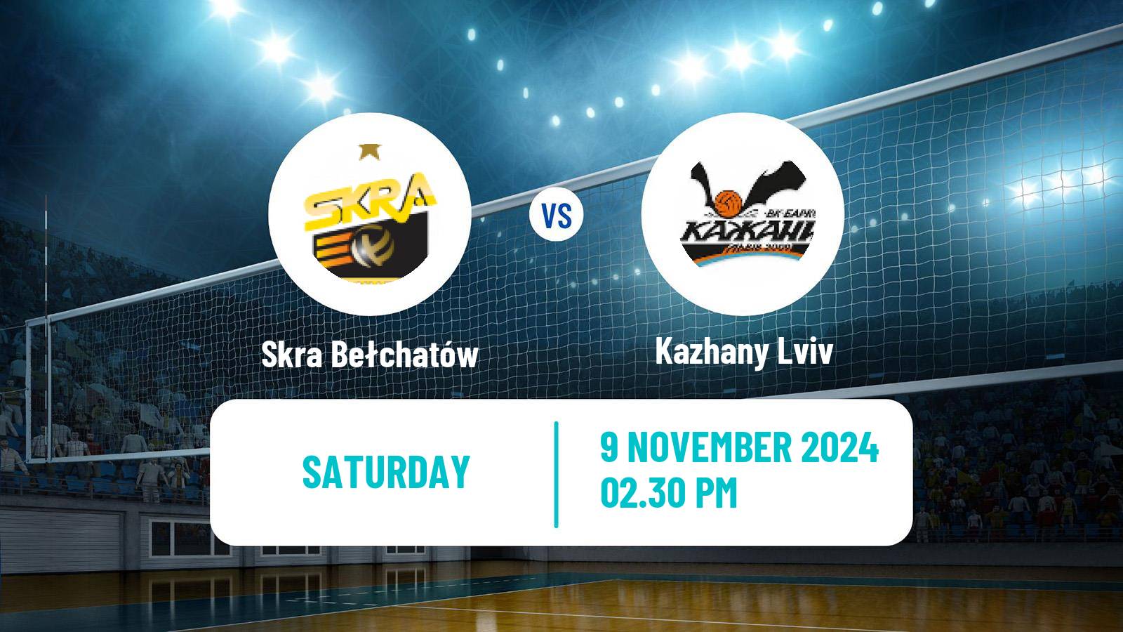 Volleyball Polish PlusLiga Skra Bełchatów - Kazhany Lviv