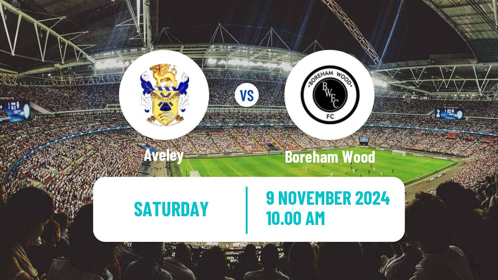 Soccer English National League South Aveley - Boreham Wood