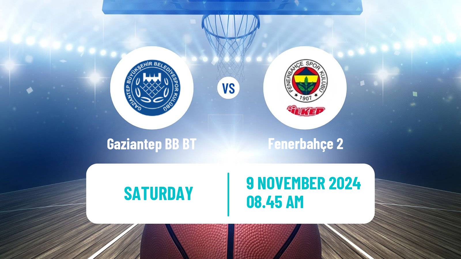 Basketball Turkish TBL Gaziantep BB BT - Fenerbahçe 2