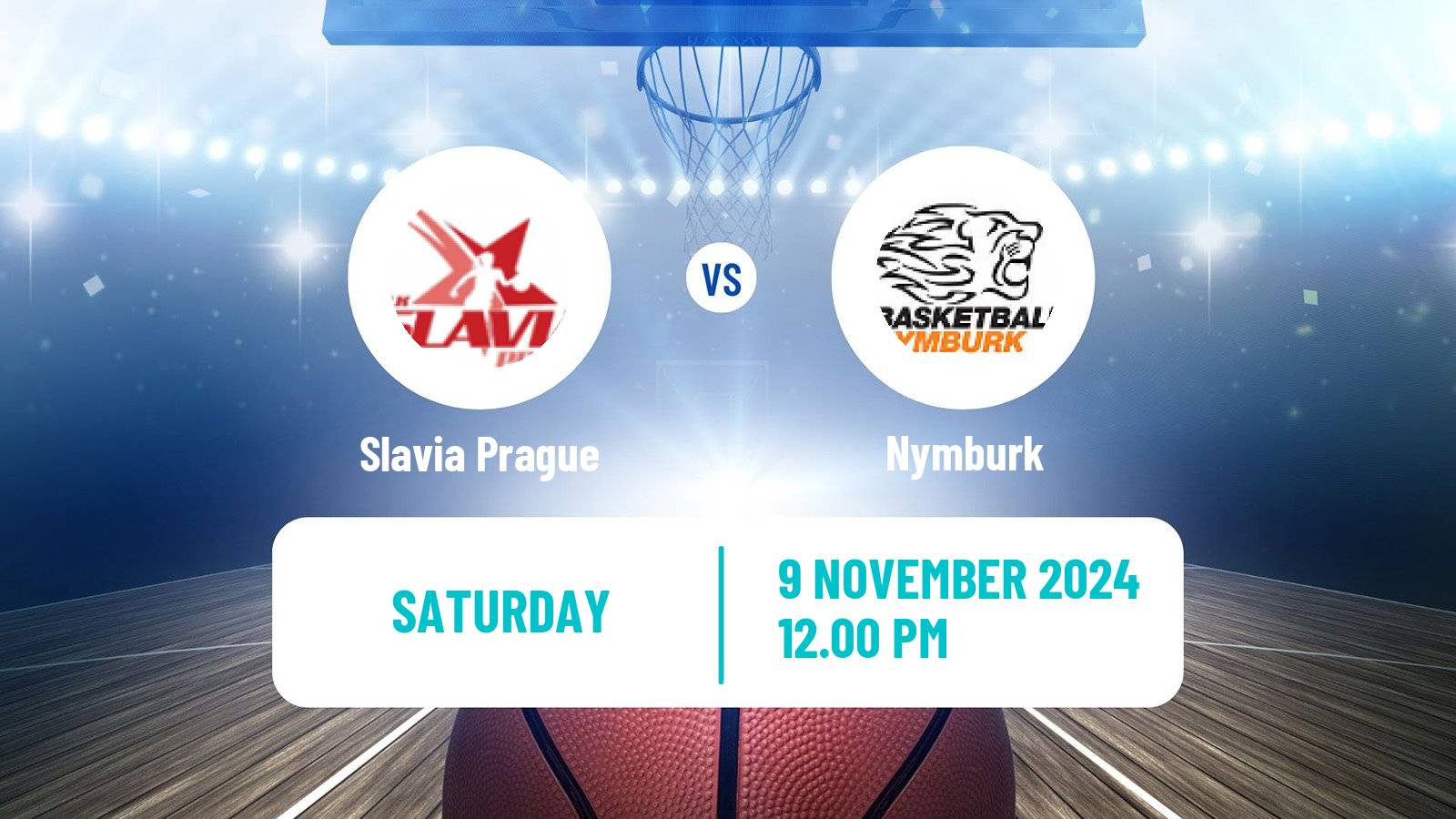 Basketball Czech NBL Slavia Prague - Nymburk