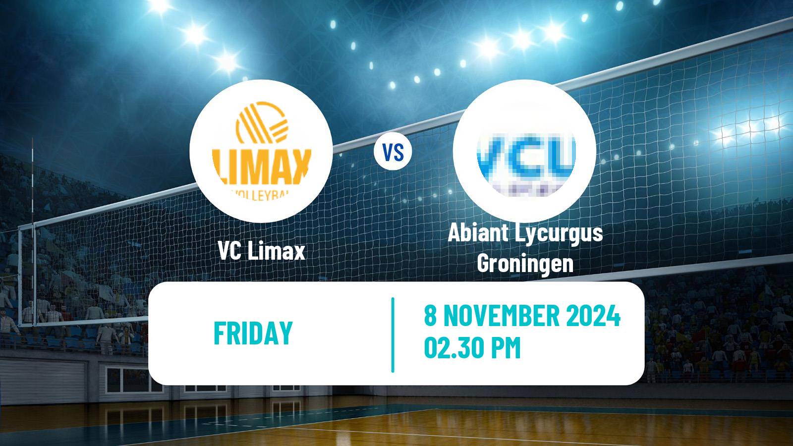 Volleyball Dutch Eredivisie Volleyball Limax - Abiant Lycurgus Groningen