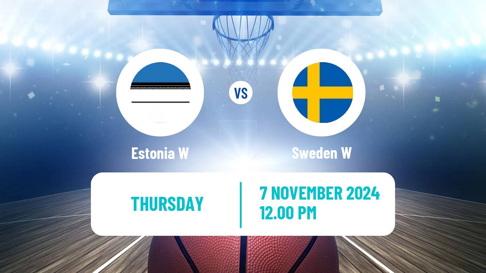 Basketball EuroBasket Women Estonia W - Sweden W