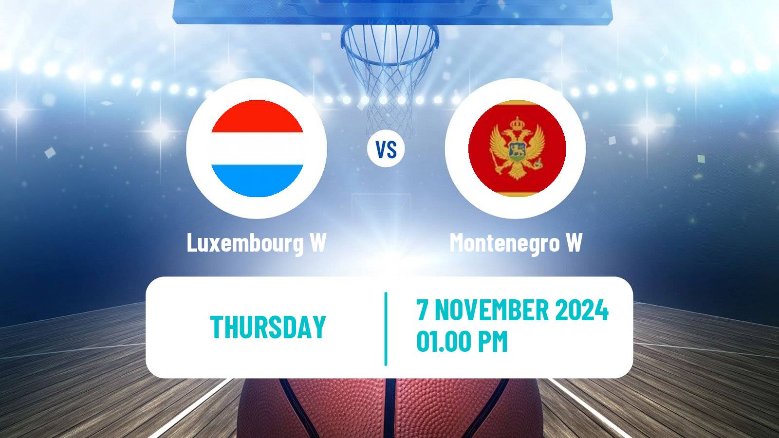 Basketball EuroBasket Women Luxembourg W - Montenegro W