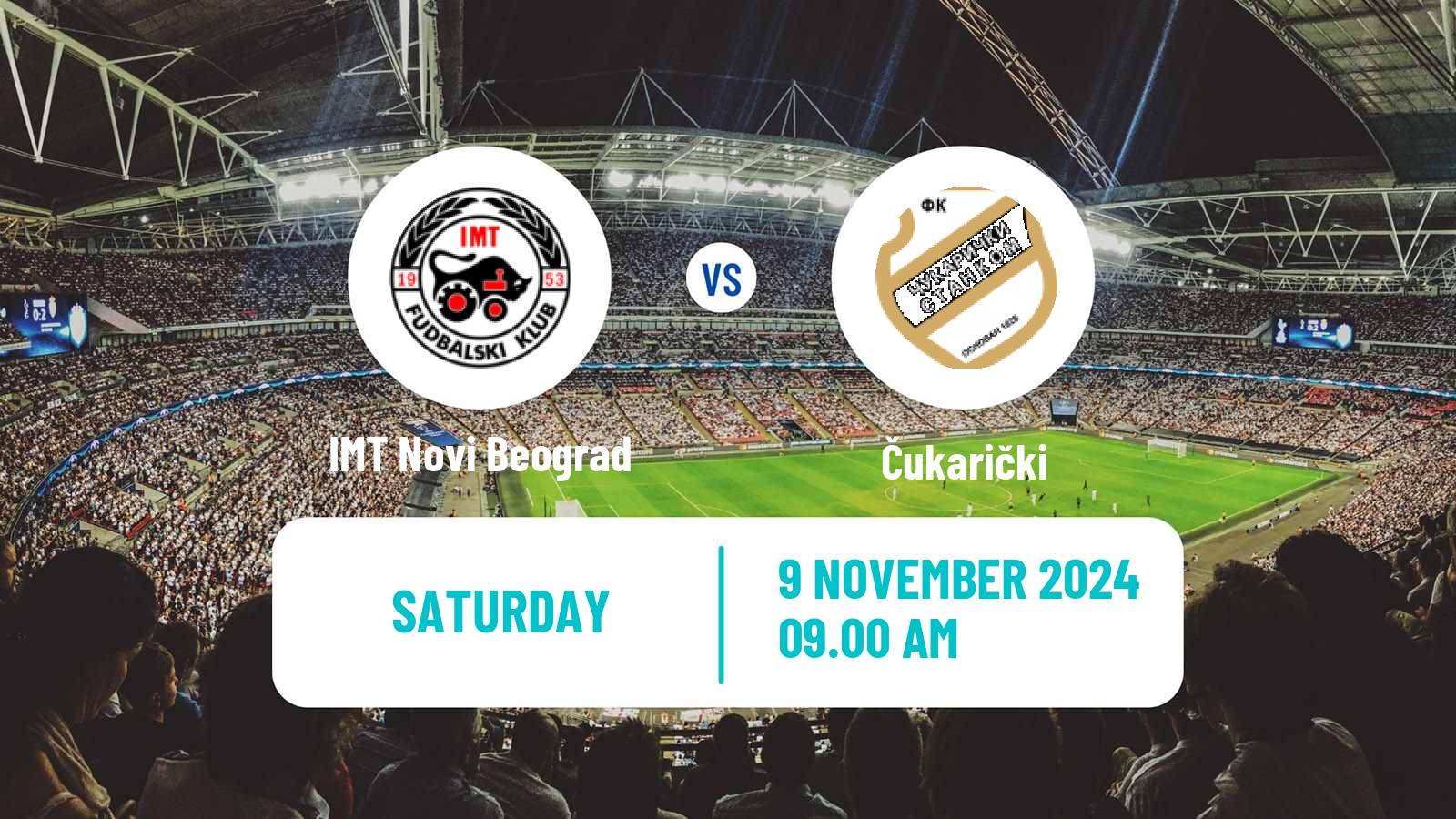 Soccer Serbian Superliga IMT Novi Beograd - Čukarički