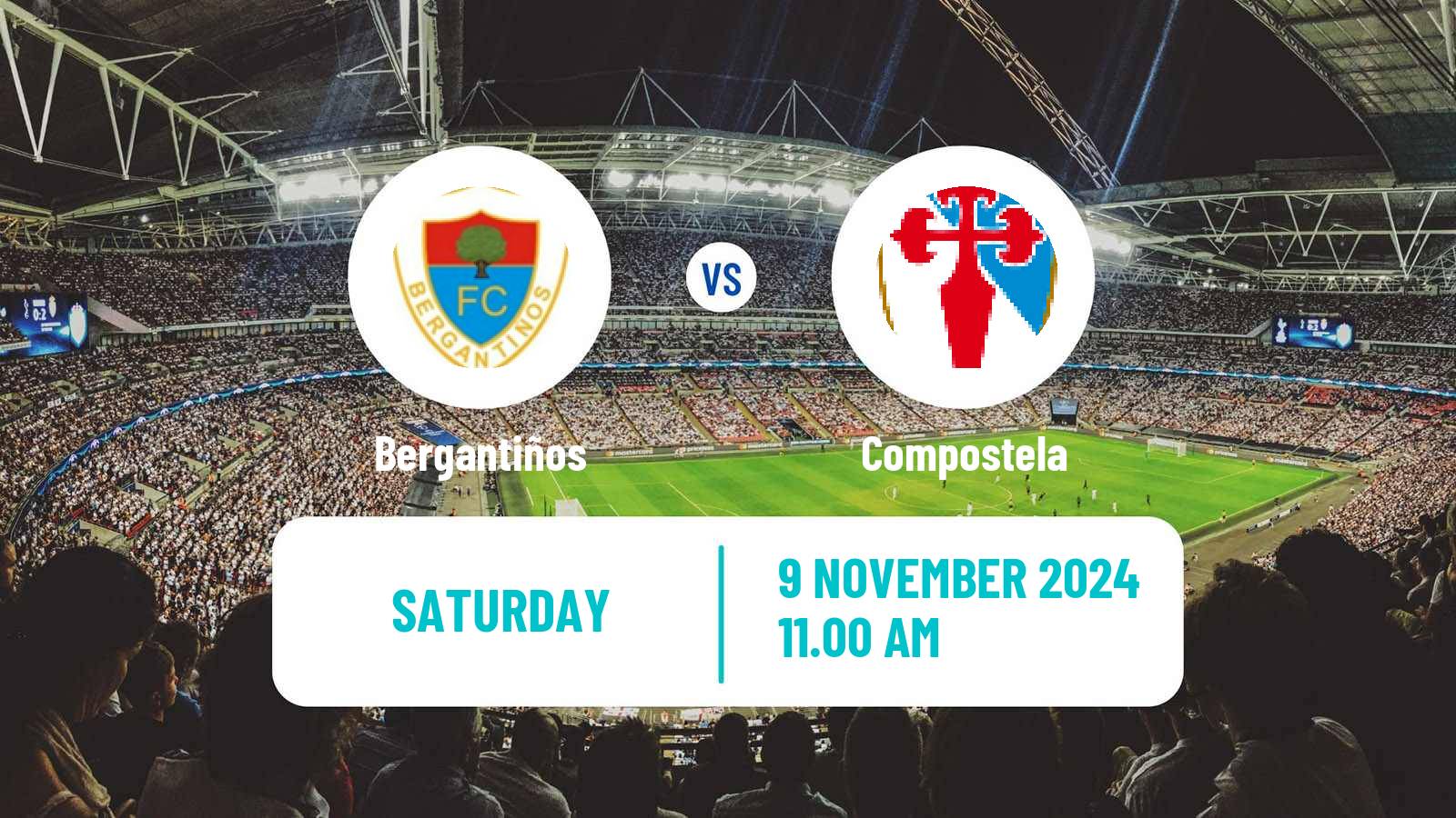 Soccer Spanish Segunda RFEF - Group 1 Bergantiños - Compostela