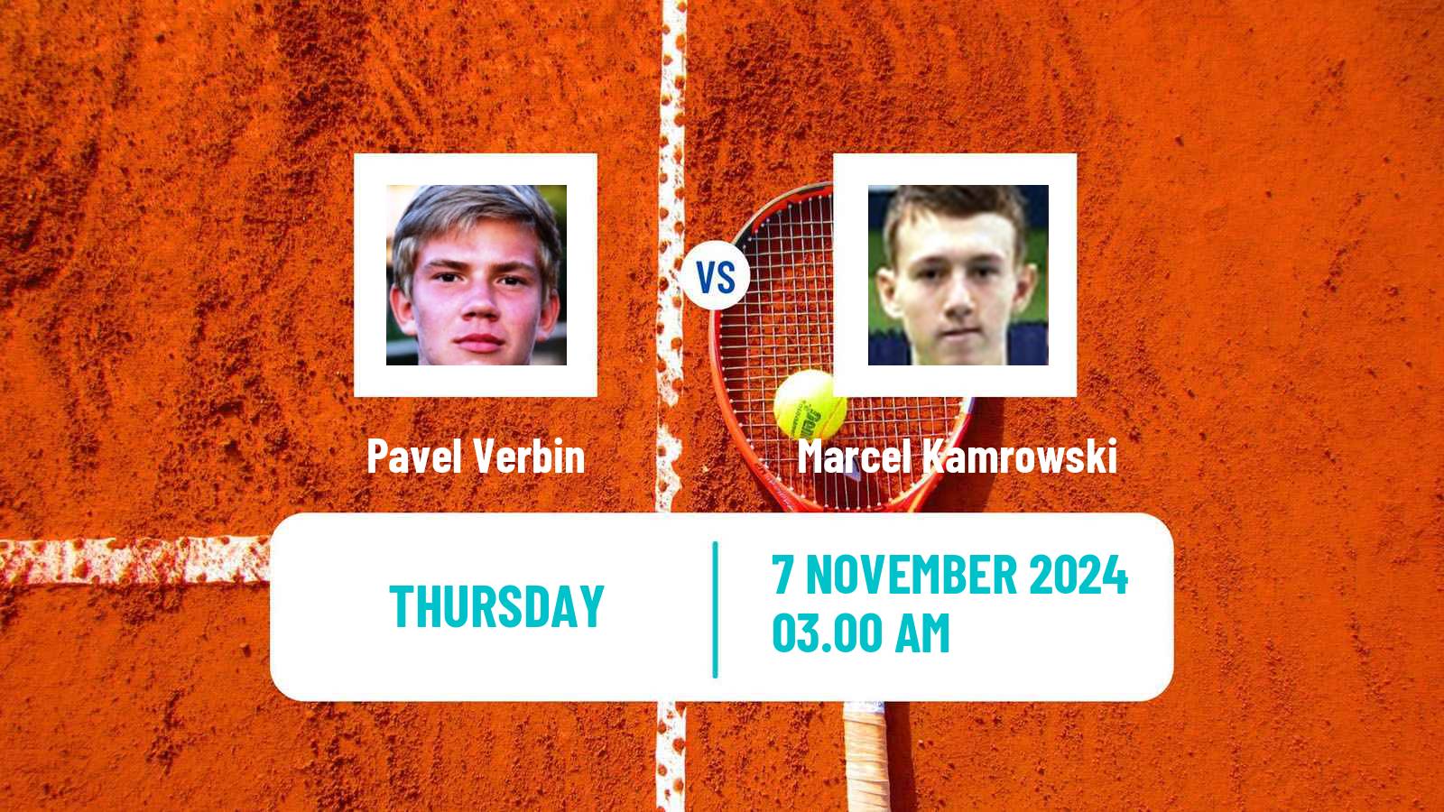 Tennis ITF M15 Sharm Elsheikh 15 Men Pavel Verbin - Marcel Kamrowski