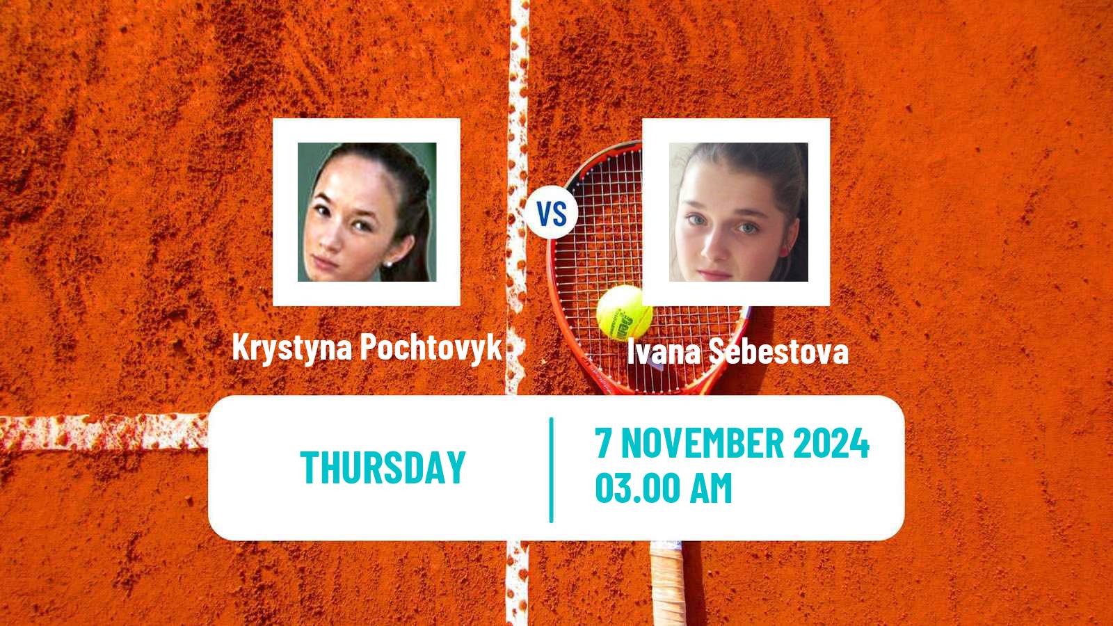 Tennis ITF W15 Heraklion 6 Women Krystyna Pochtovyk - Ivana Sebestova