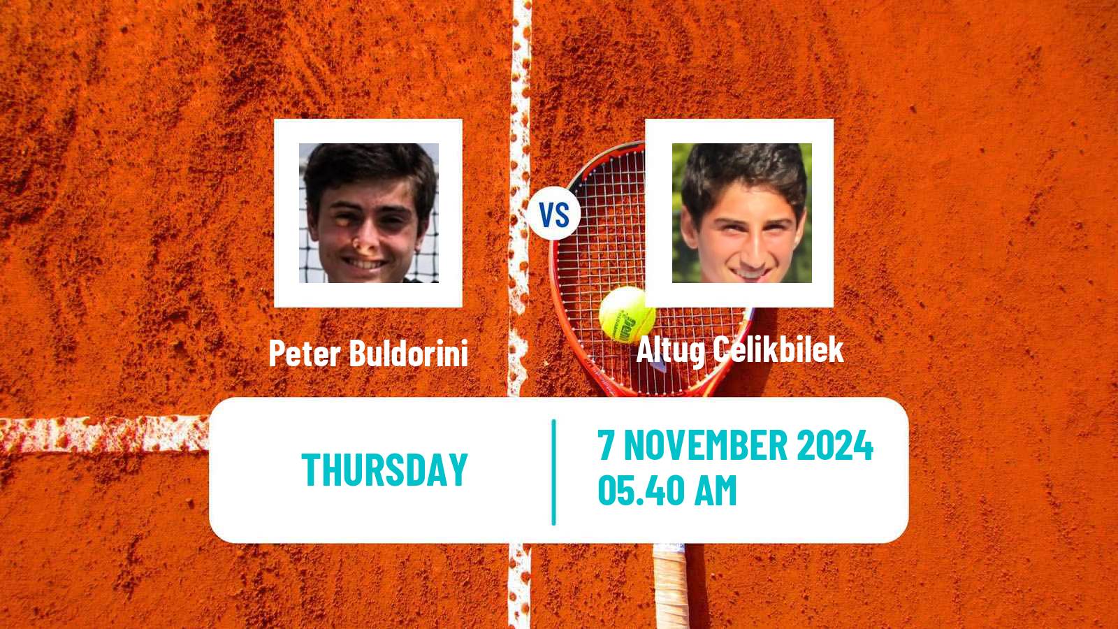 Tennis ITF M25 Monastir 2 Men Peter Buldorini - Altug Celikbilek