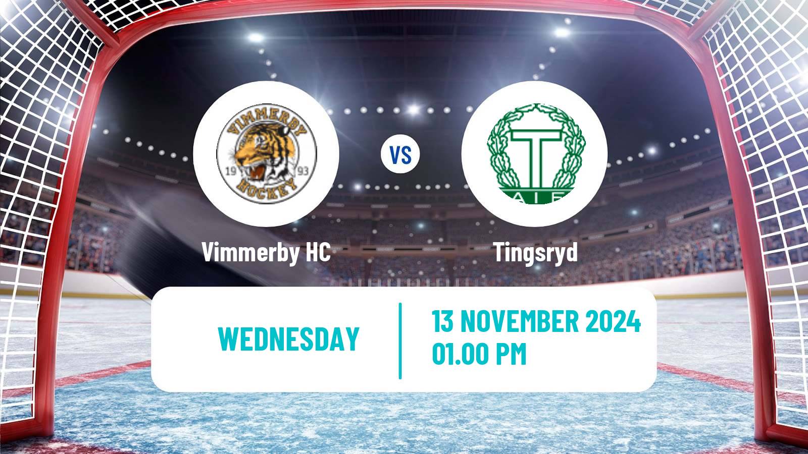 Hockey Swedish Hockey Allsvenskan Vimmerby - Tingsryd