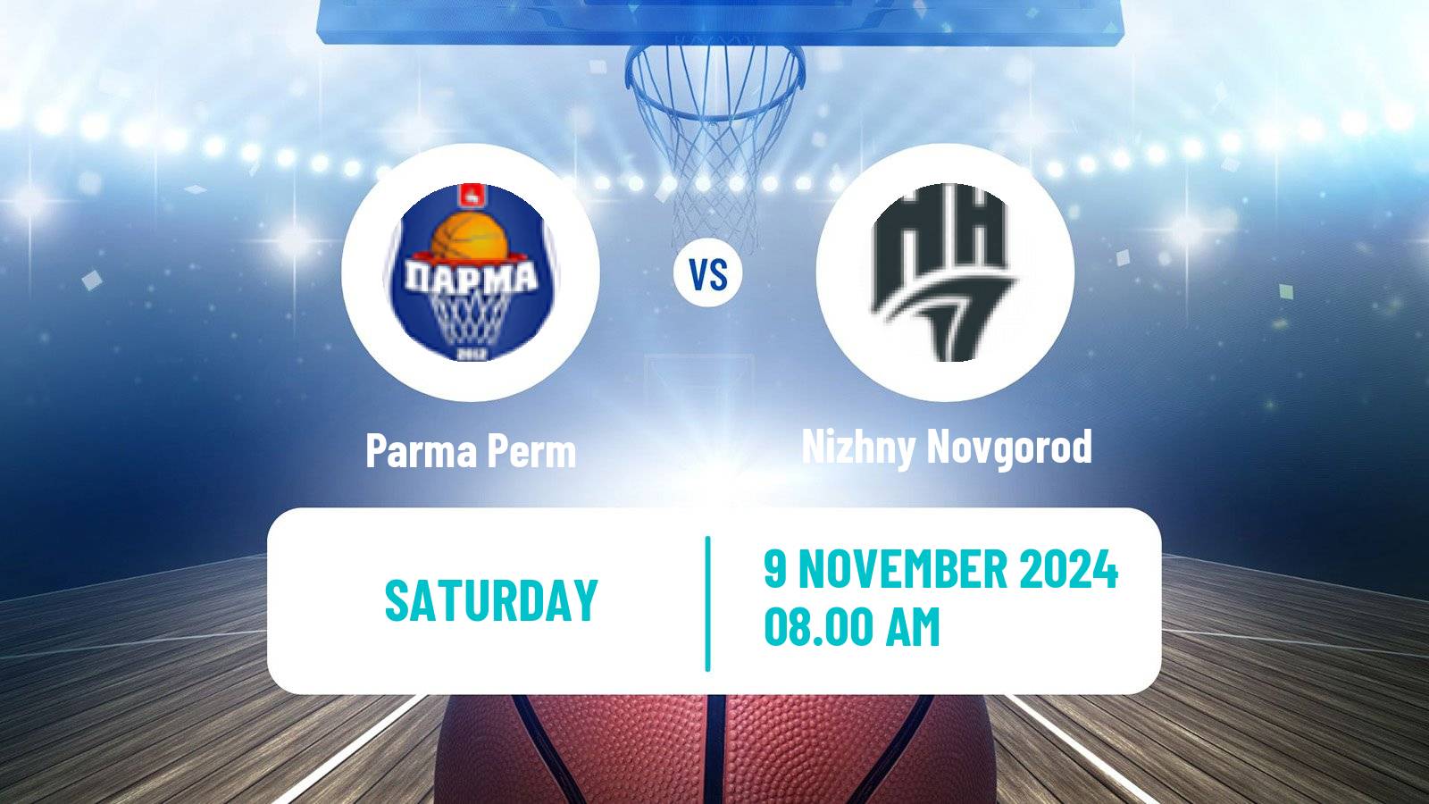 Basketball VTB United League Parma Perm - Nizhny Novgorod