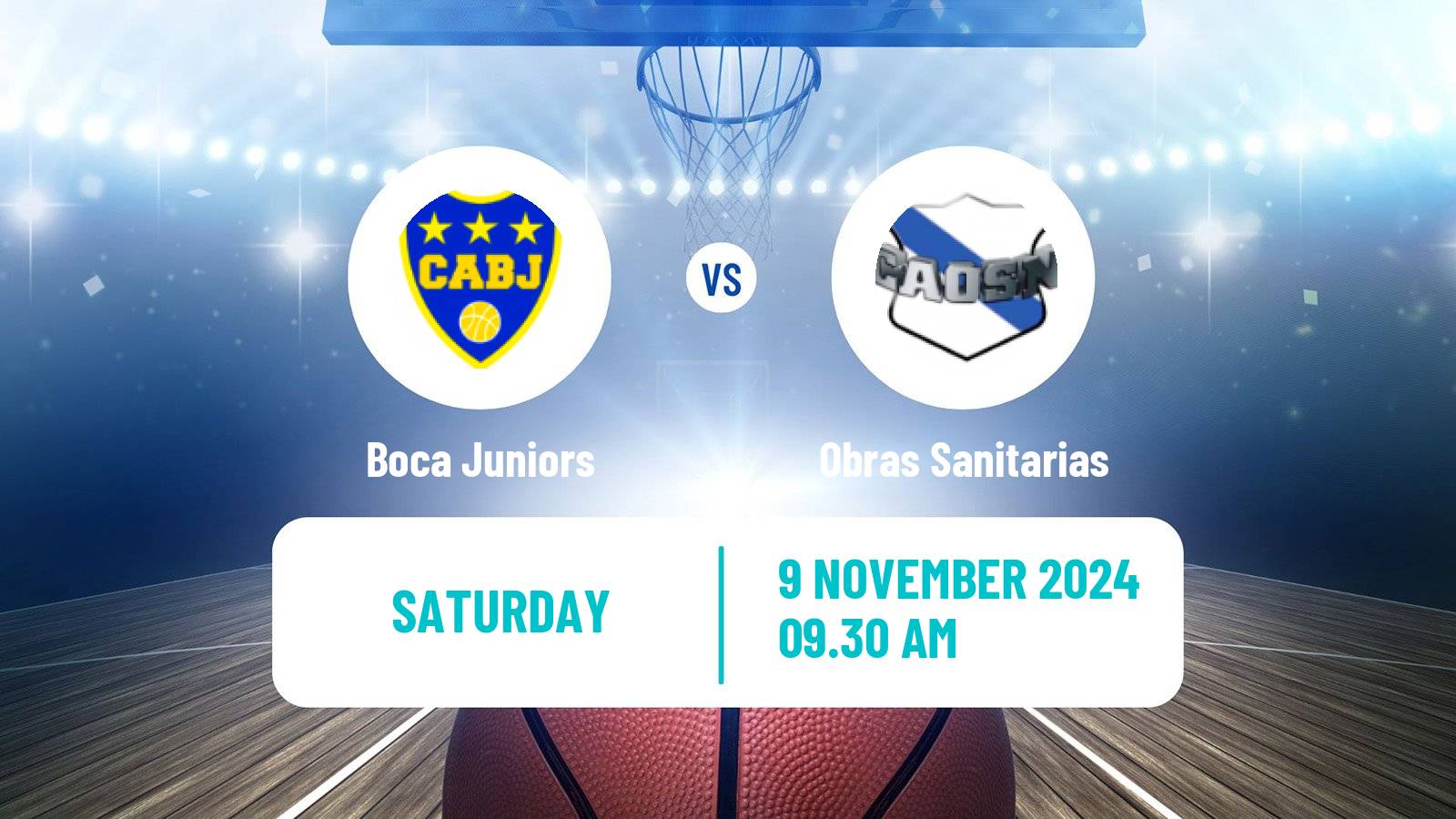 Basketball Argentinian LNB Boca Juniors - Obras Sanitarias