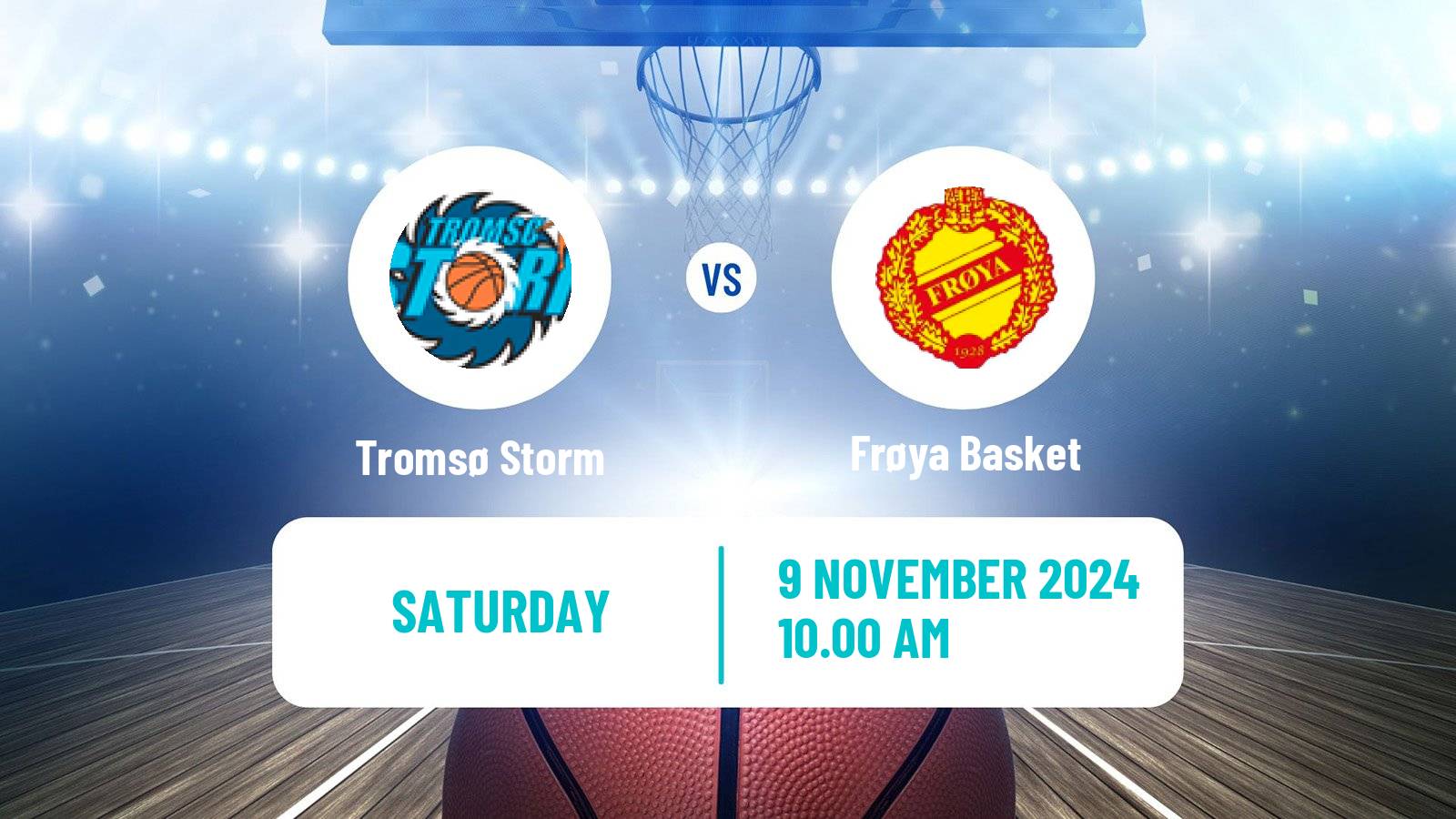 Basketball Norwegian BLNO Tromsø Storm - Frøya Basket