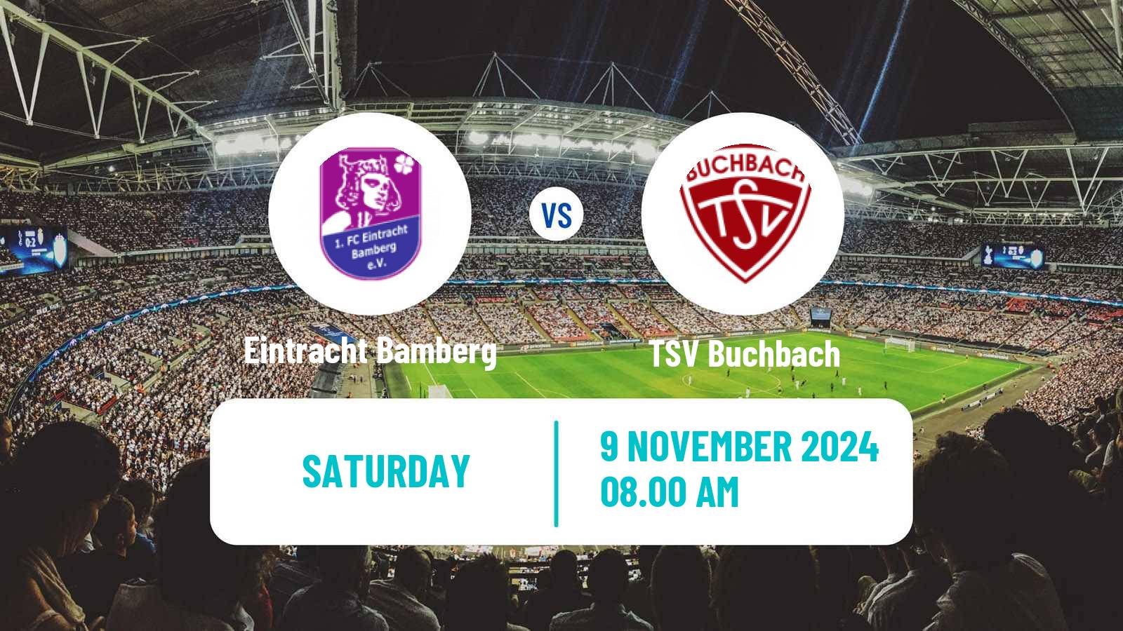 Soccer German Regionalliga Bayern Eintracht Bamberg - Buchbach