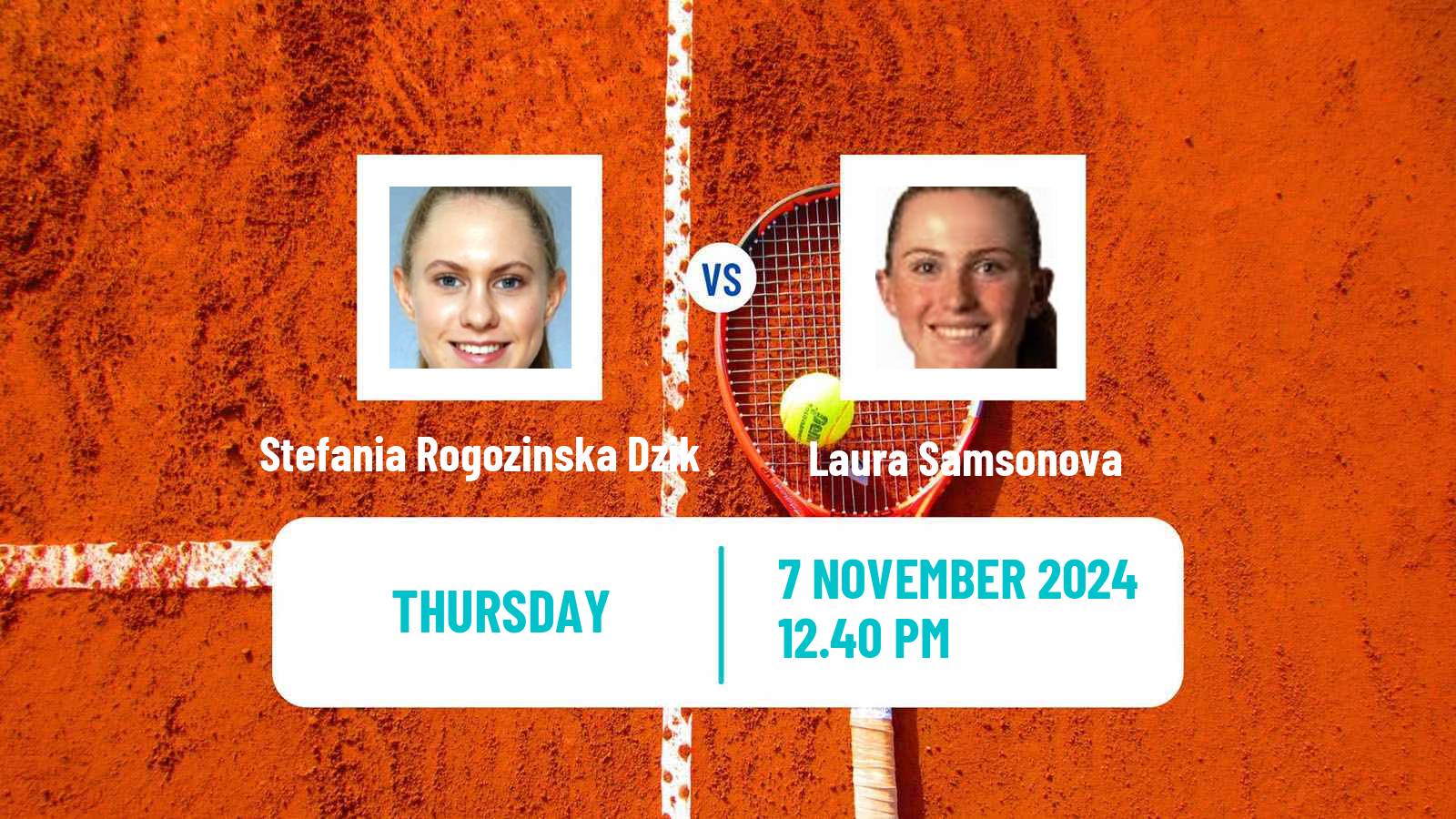 Tennis ITF W50 Veracruz Women Stefania Rogozinska Dzik - Laura Samsonova